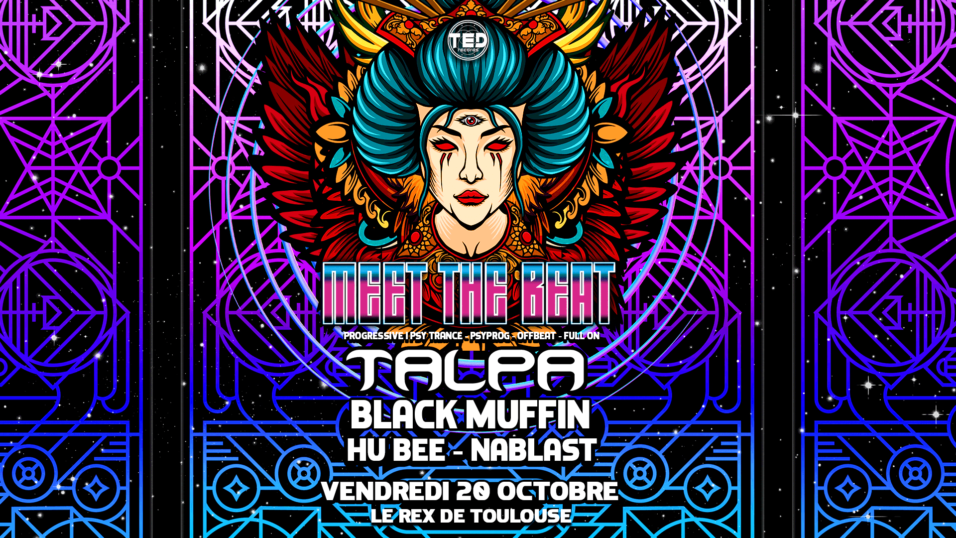 Meet The Beat #11 W. Talpa - Black Muffin - Nablast - Hu Bee Cover