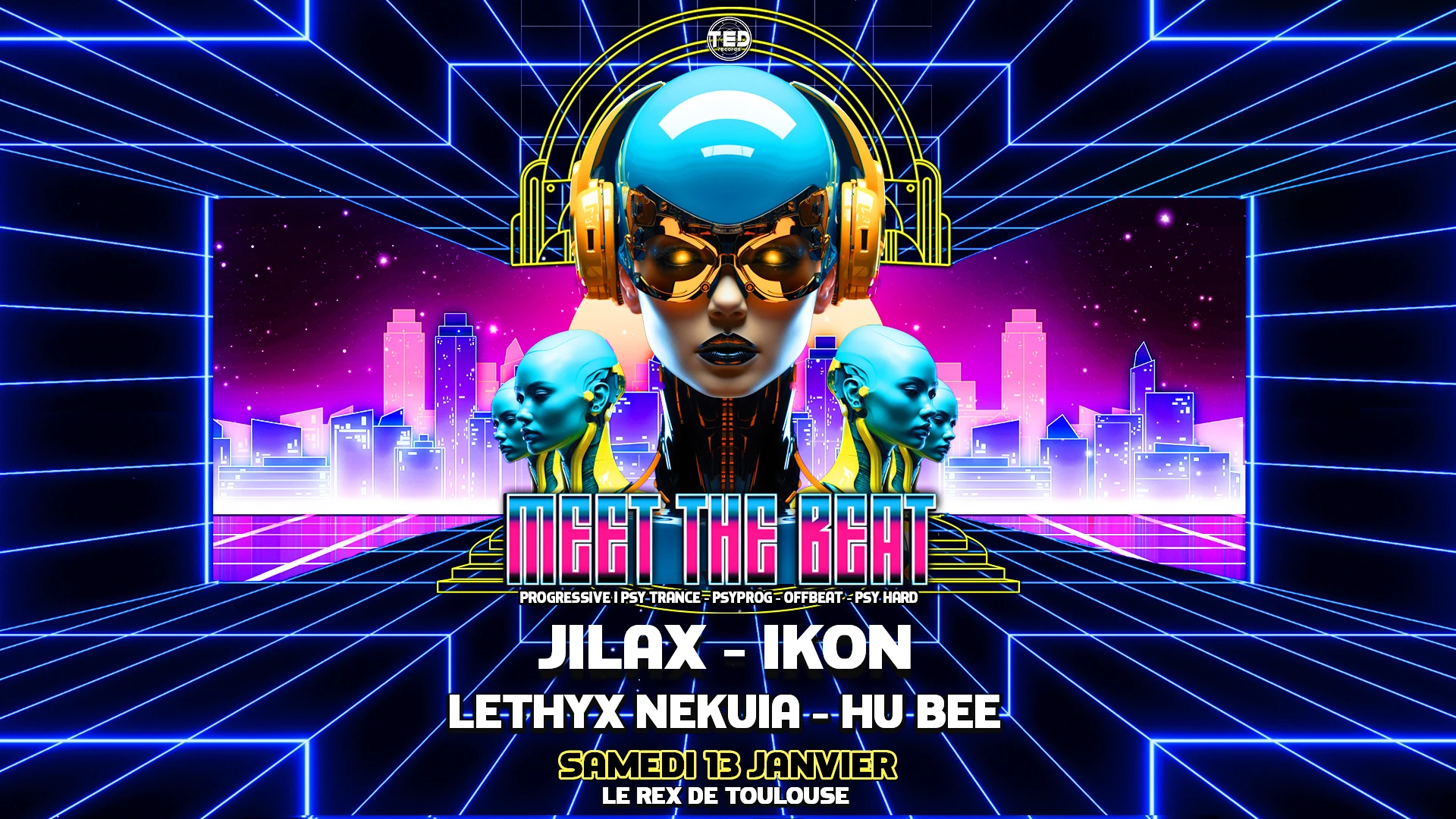 Meet The Beat #13 W. Jilax - Ikon - Lethyx Nekuia - Hu Bee Cover