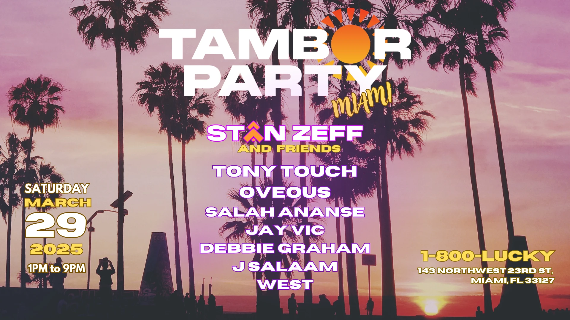 The Return Of Tambor Party At Miami Music Week Cover