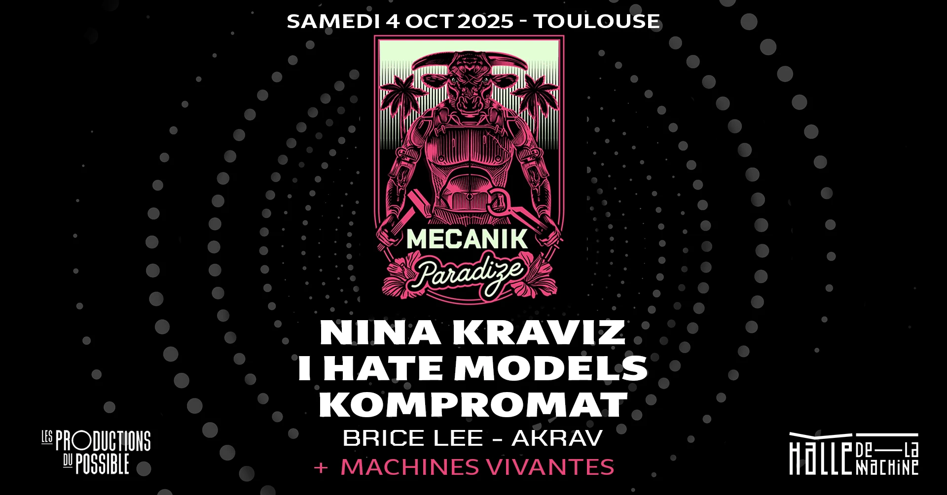 Nina Kraviz + I Hate Models + Kompromat - Pink Paradize 2025 Cover