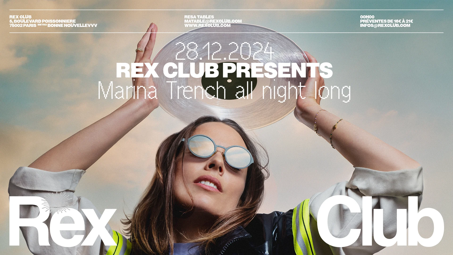 Rex Club Presents: Marina Trench All Night Long Cover