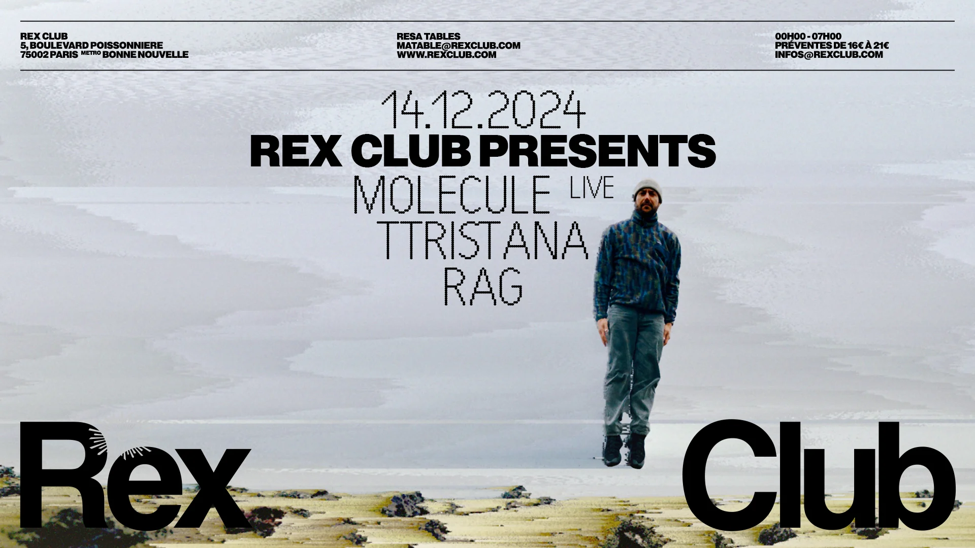 Rex Club Presents: Molecule Live, Ttristana, Rag Cover