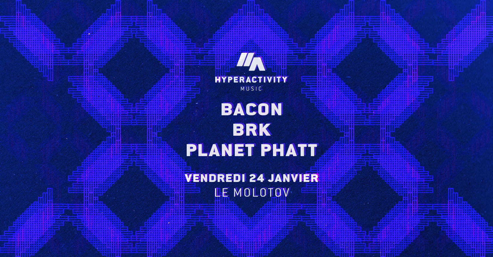 Hyperactivity Music - D&B Party : Bacon / Brk / Planet Phatt Cover