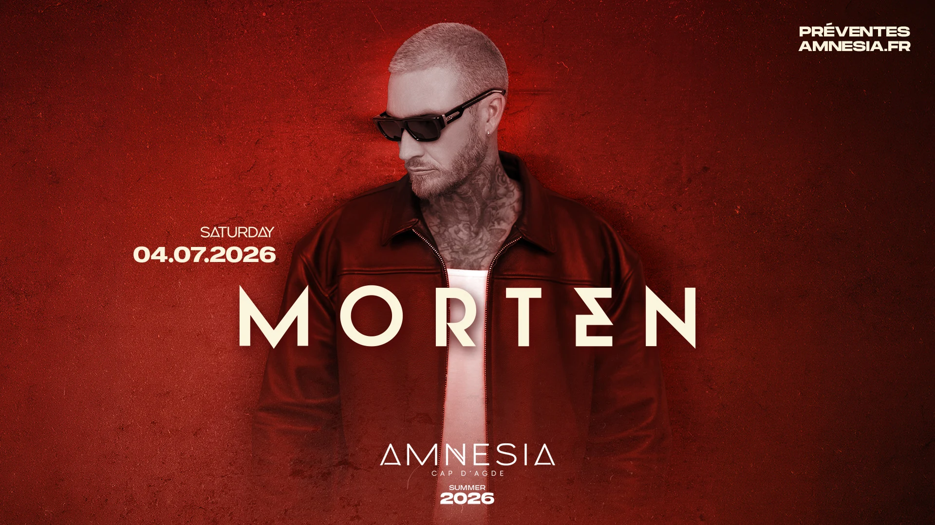 Morten @ Amnesia Cover