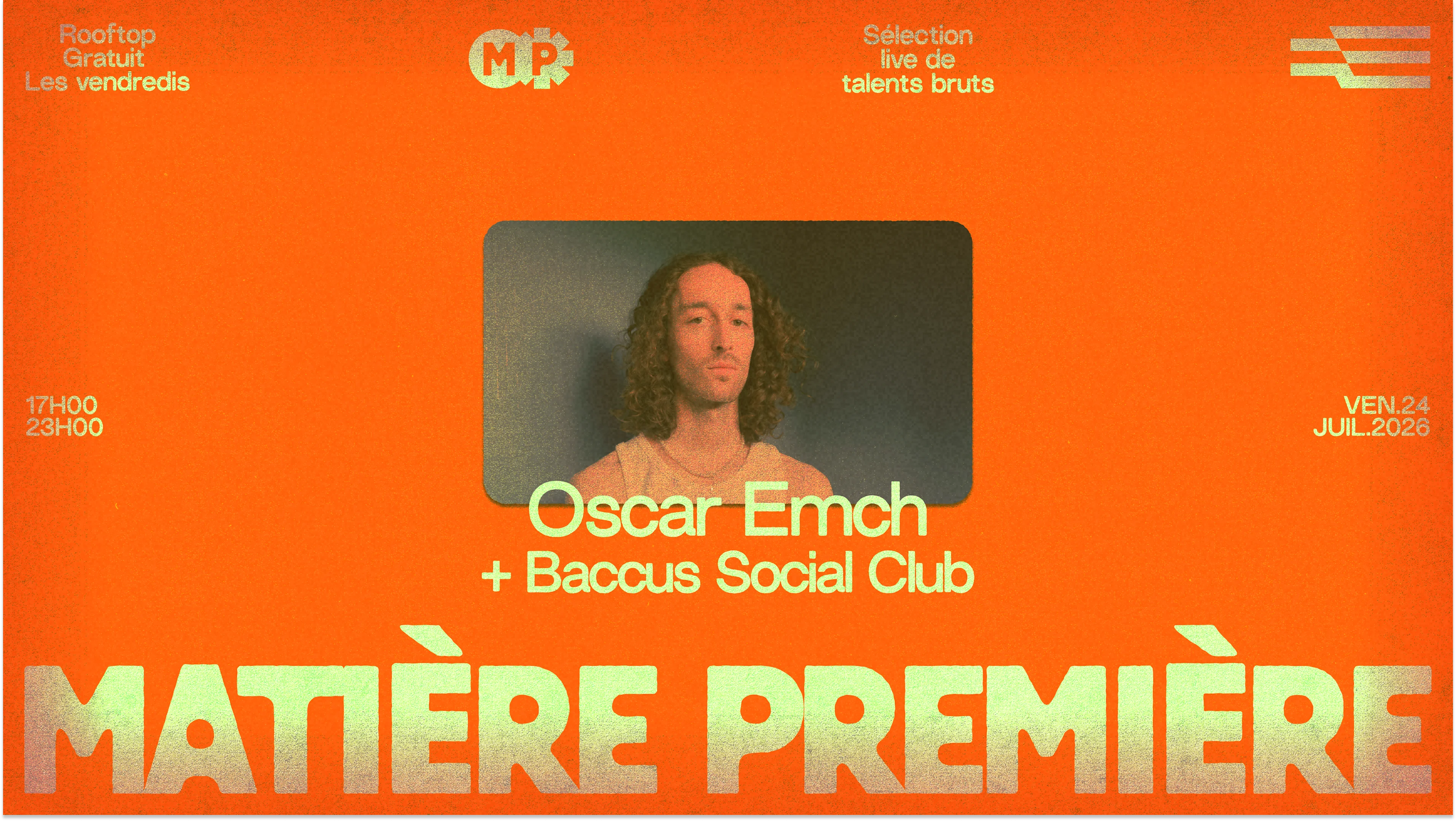 Matière Première 05 : Oscar Emch + Baccus Social Club Cover