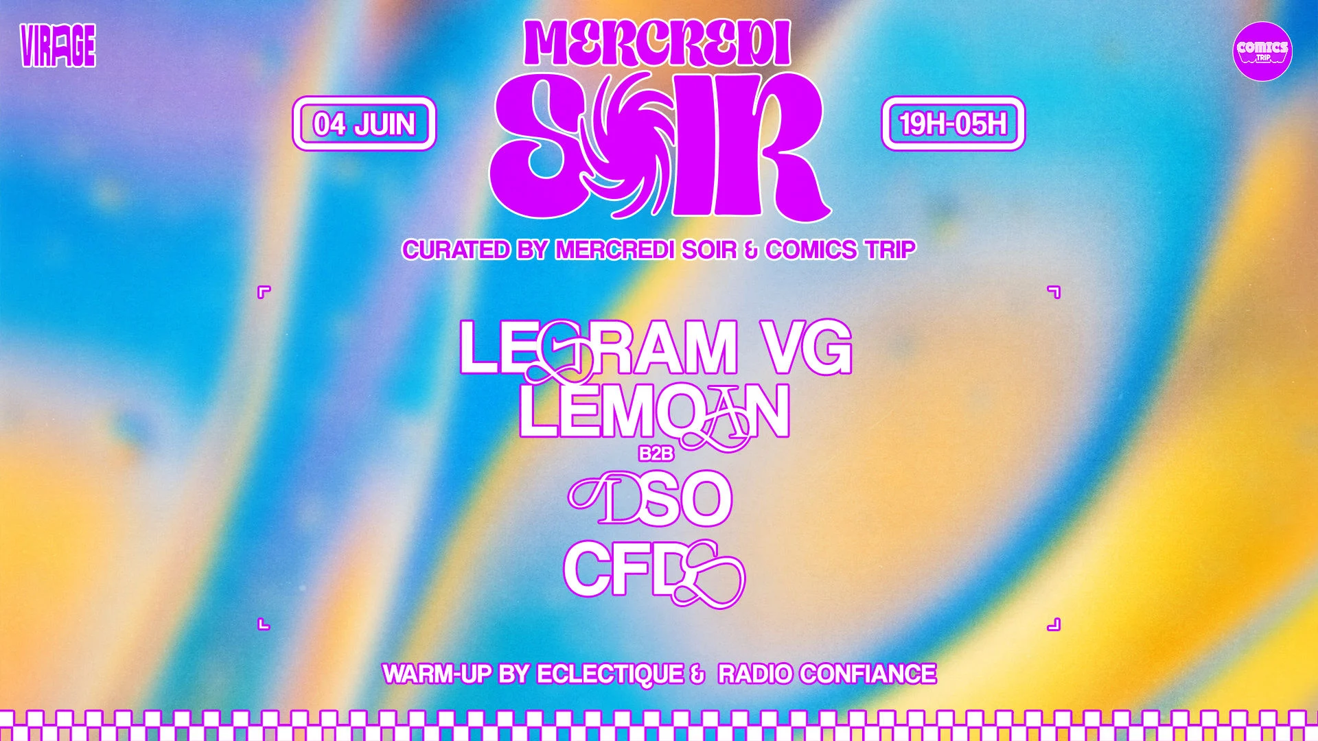 Mercredi Soir X Comics Trip Cover