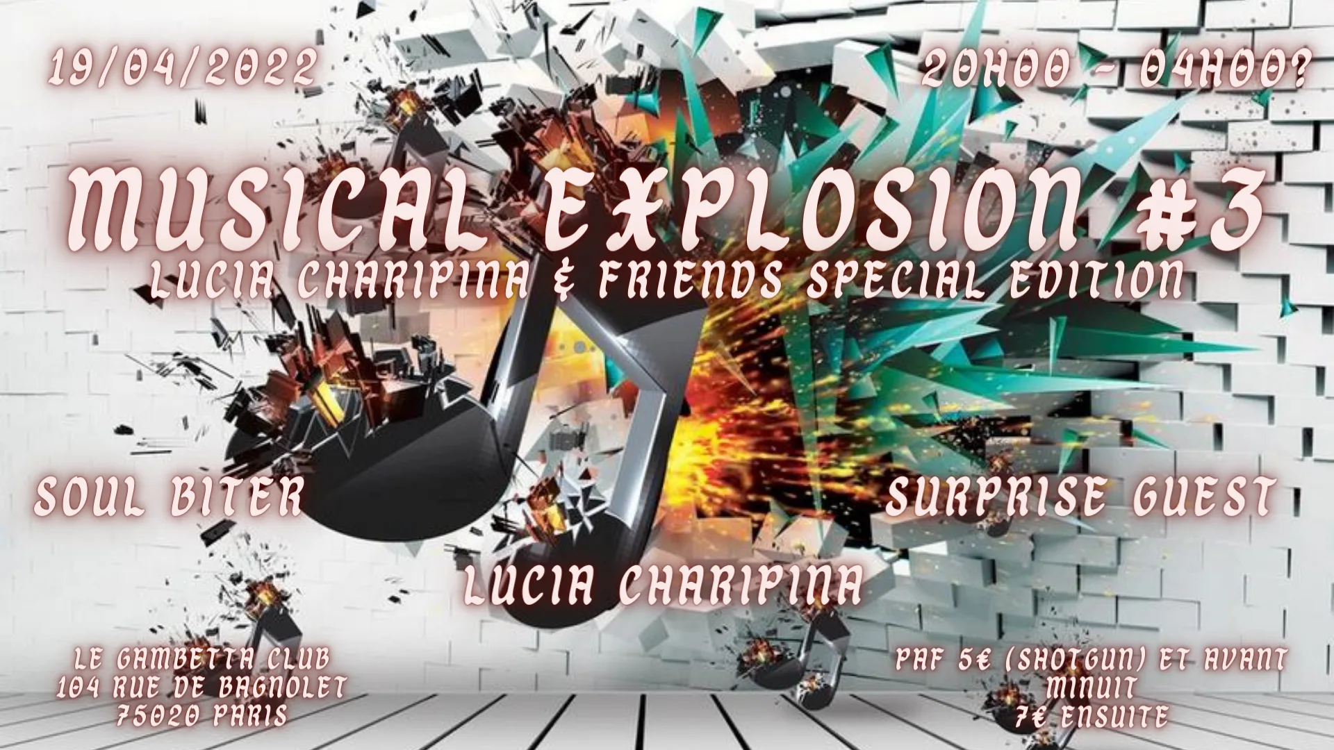 Musical Explosion #3: Lucia Charipina & Friends Spéciale Édition Cover