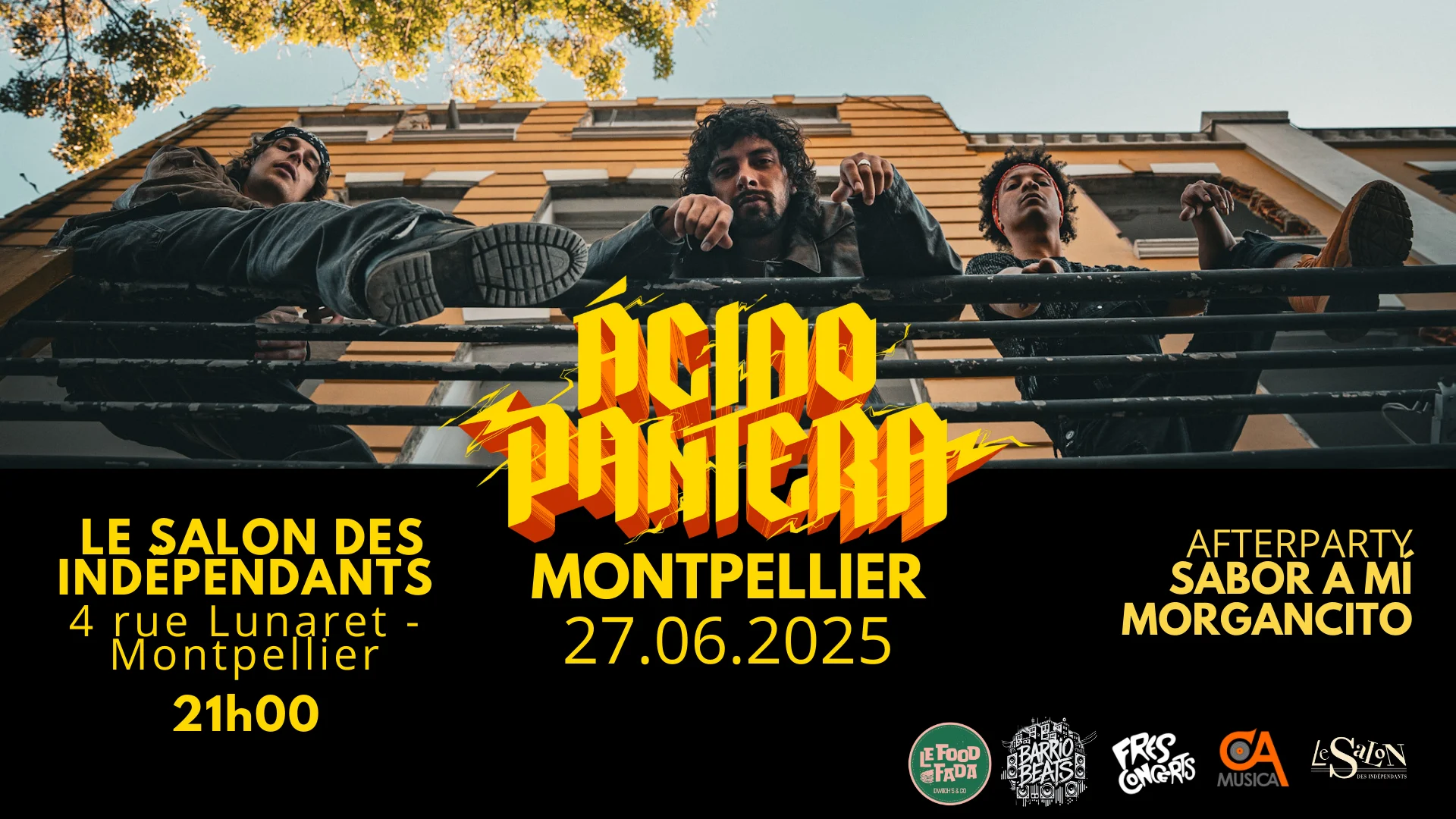 Ácido Pantera+Sabor A Mí Live In Montpellier Cover