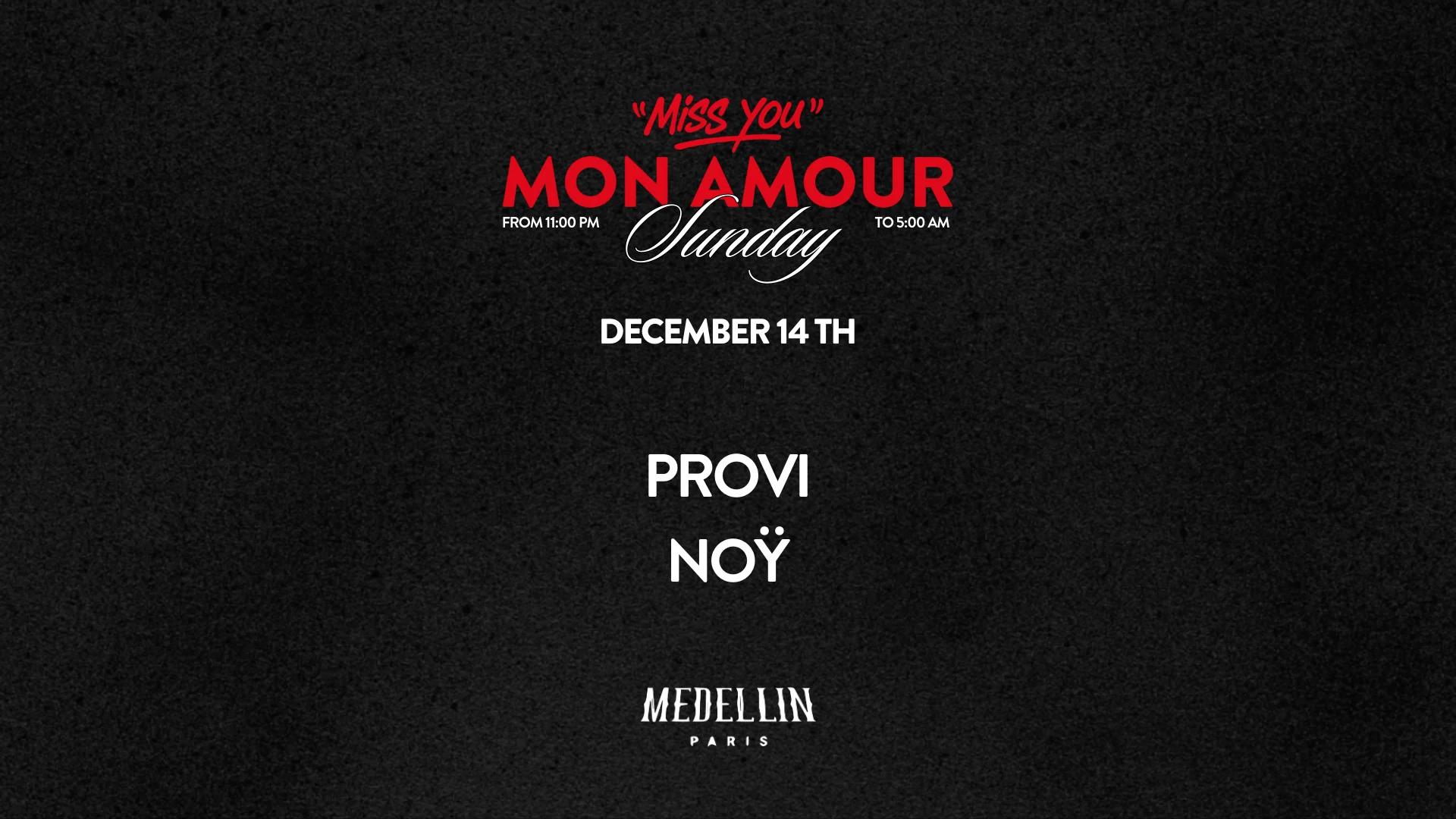 Miss You Mon Amour W/ Provi Cover