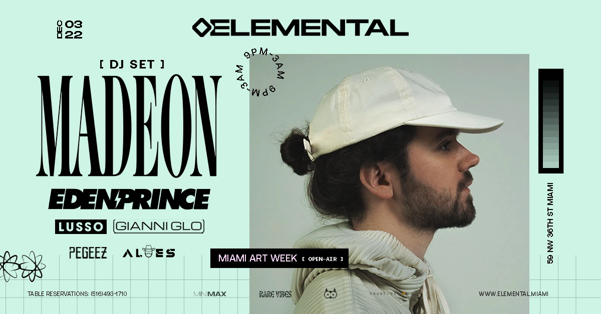 Madeon At Elemental (Art Basel Miami 2022) Cover