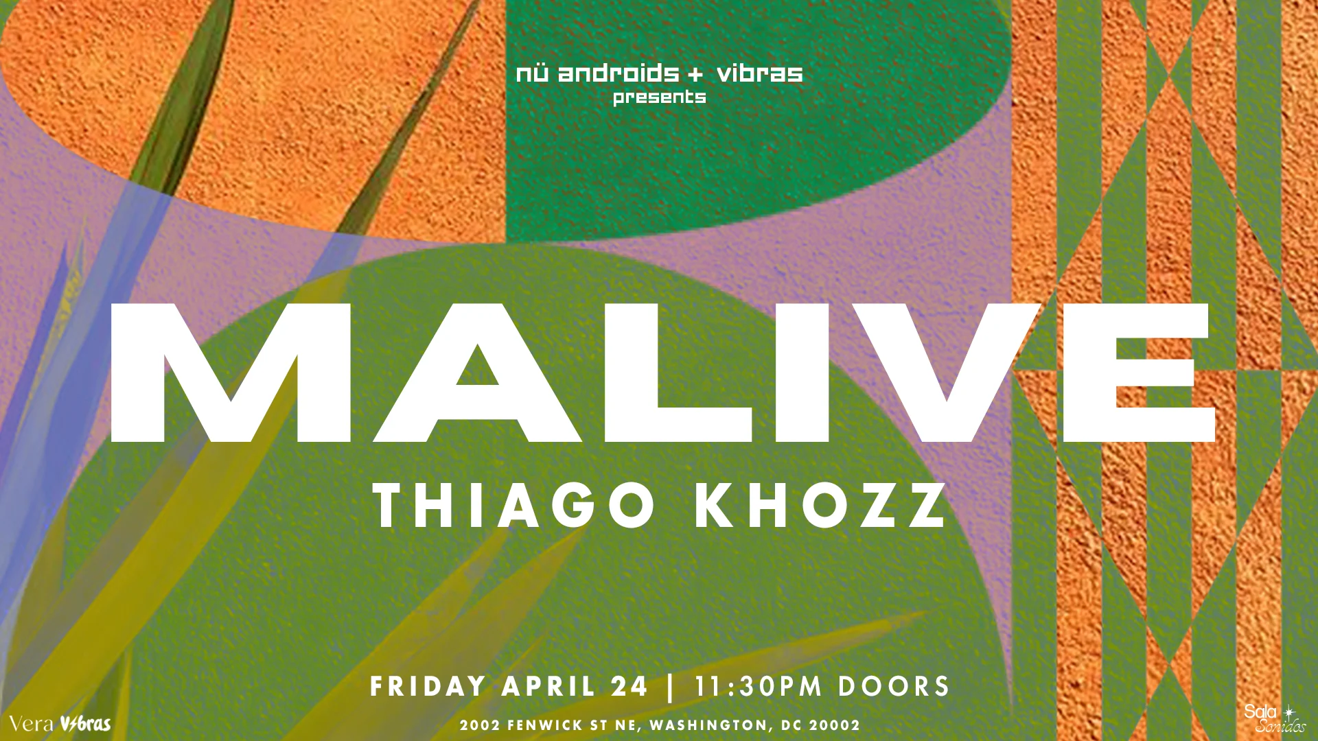 Nü Androids & Vibras Presents: Malive Cover