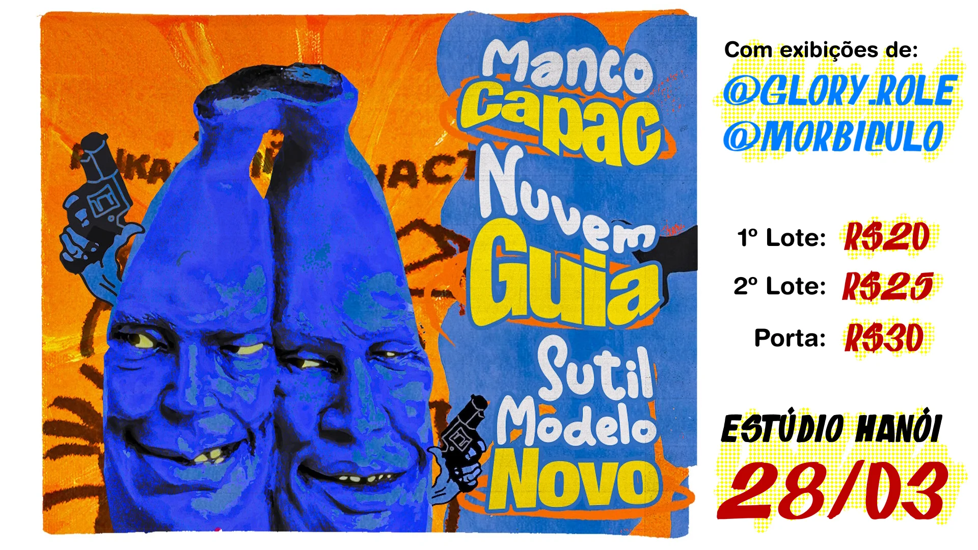 Manco Capac, Nuvemguia E Sutil Modelo Novo Ao Vivo No Hanói Cover