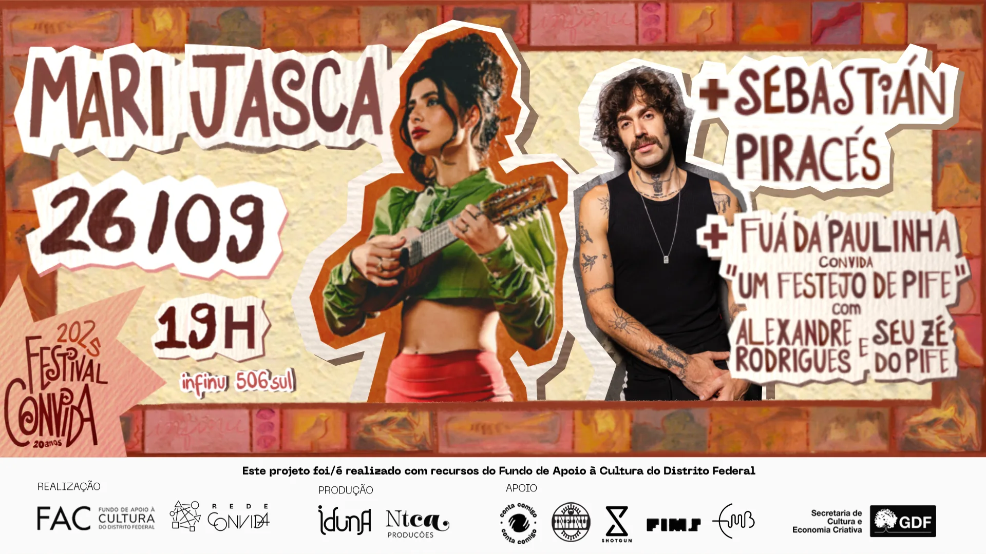 Festival Convida Apresenta Mari Jasca + Sebastián Piracés Cover