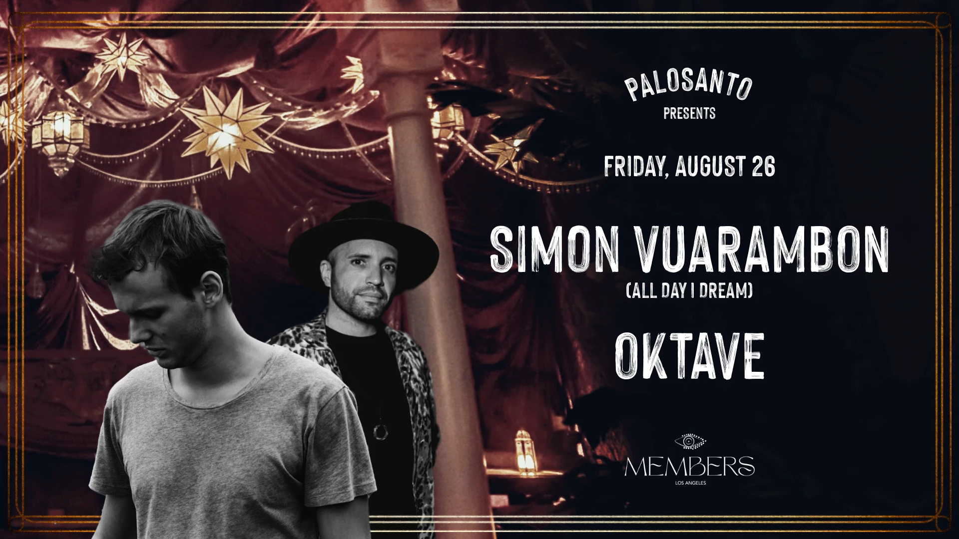 Palosanto At Members: Simon Vuarambon & Oktave Cover