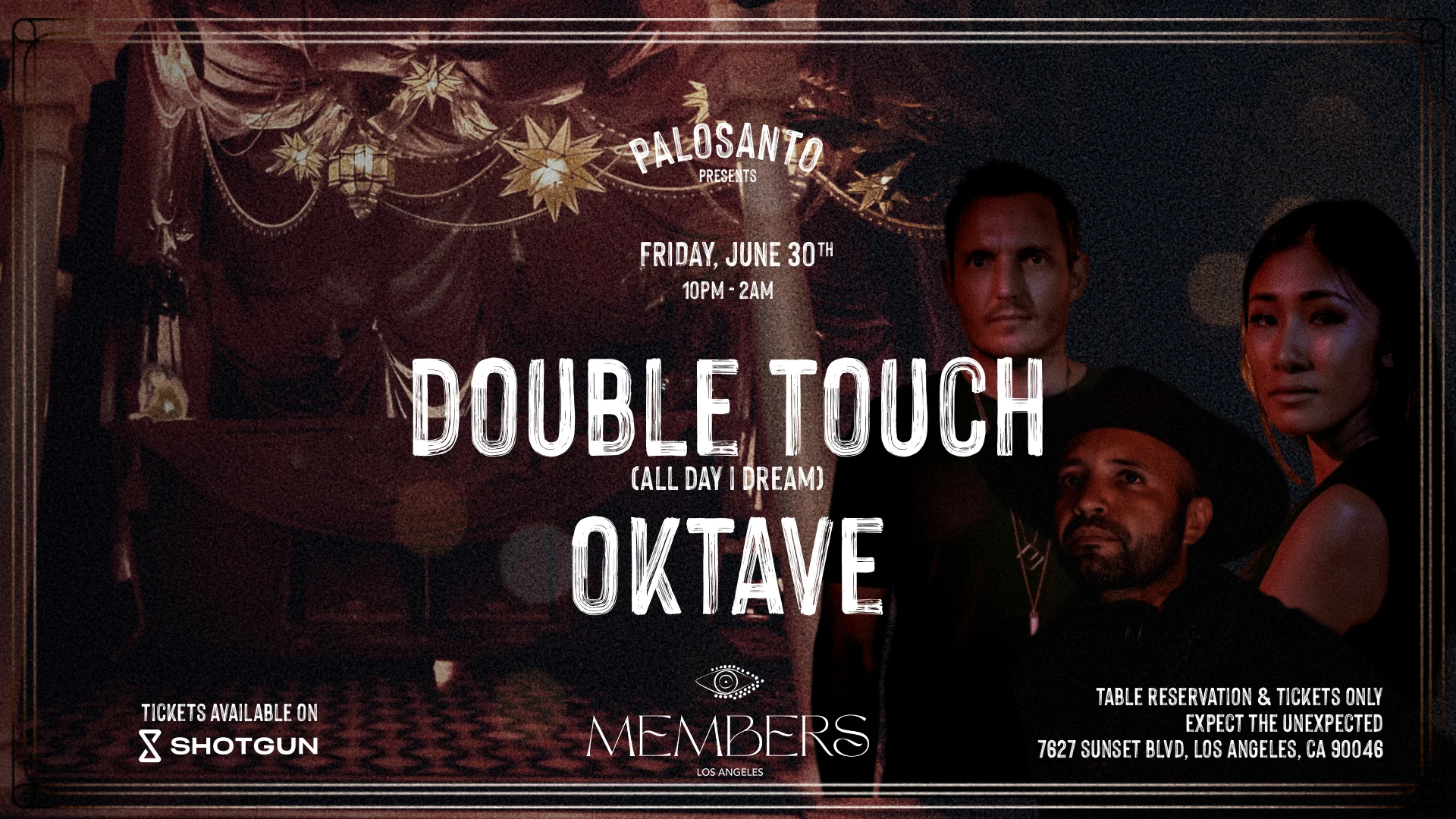 Palosanto X Members Present Double Touch & Oktave Cover