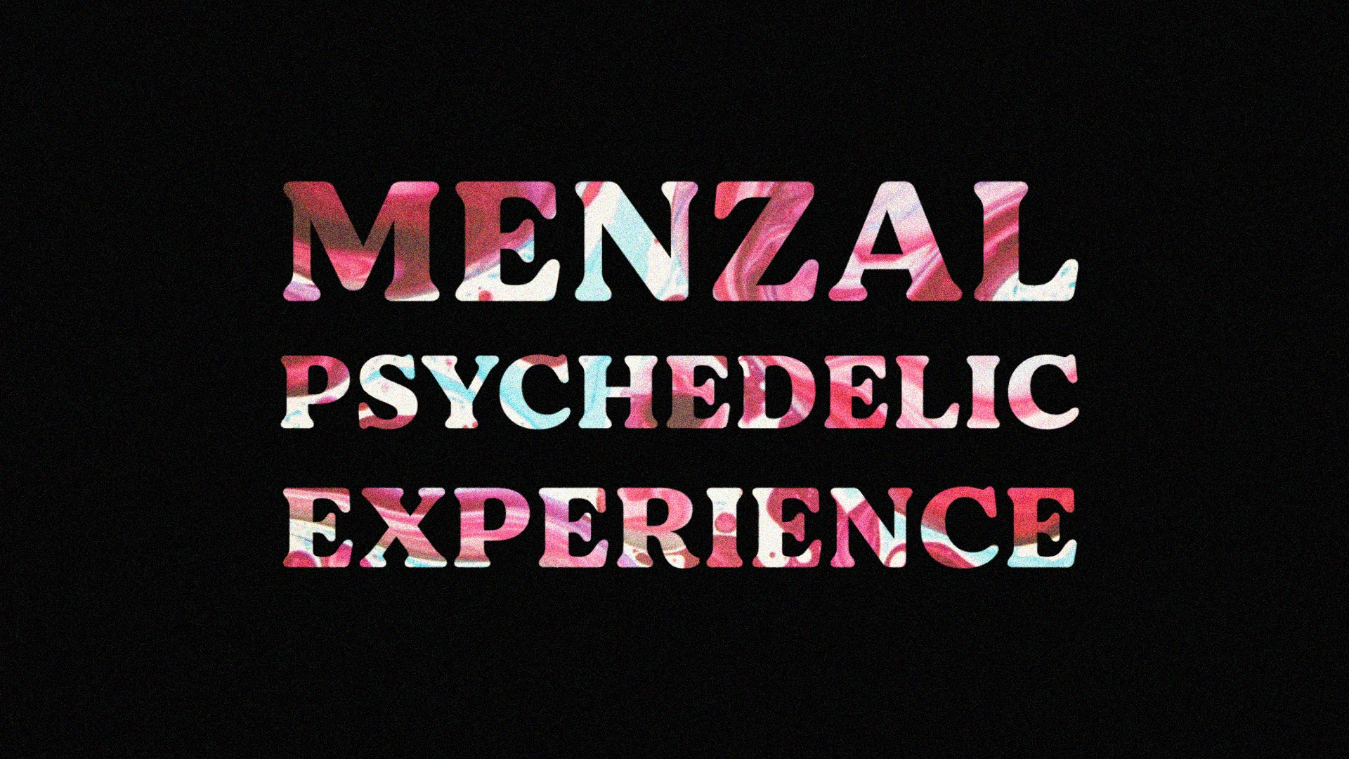 Menzal Psychedelic Experience Cover