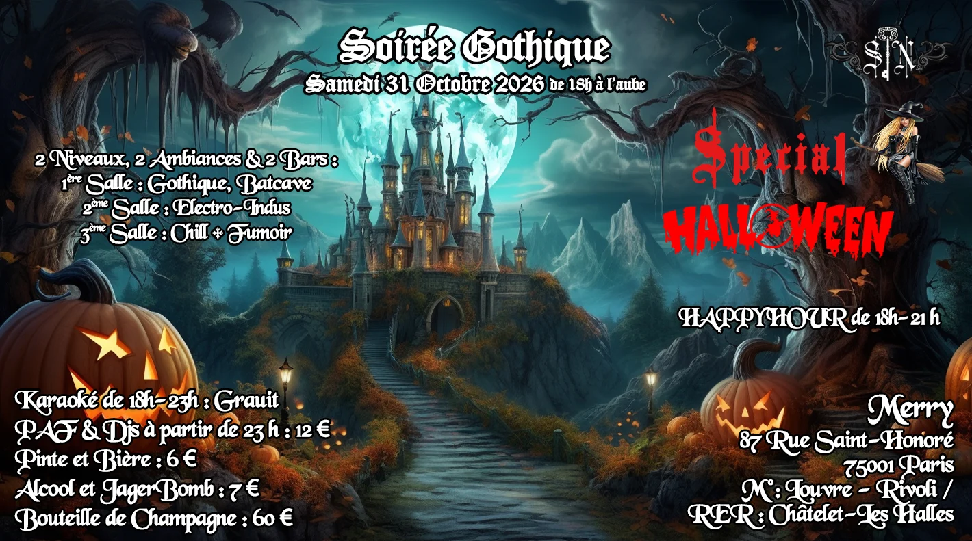 Soirée Gothique Au Merry Special Halloween Cover