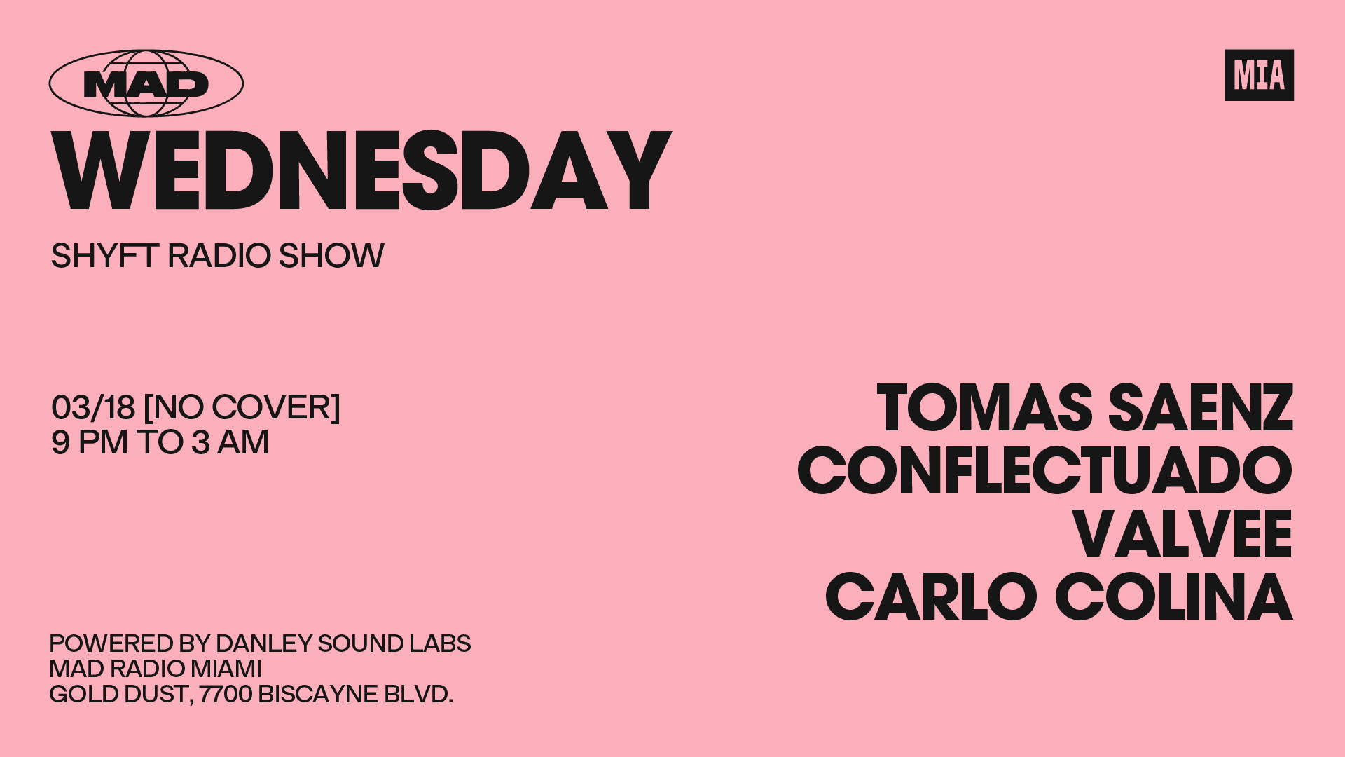 Shyft Radio Show: Tomas Saenz, Conflectuado, Valvee Cover