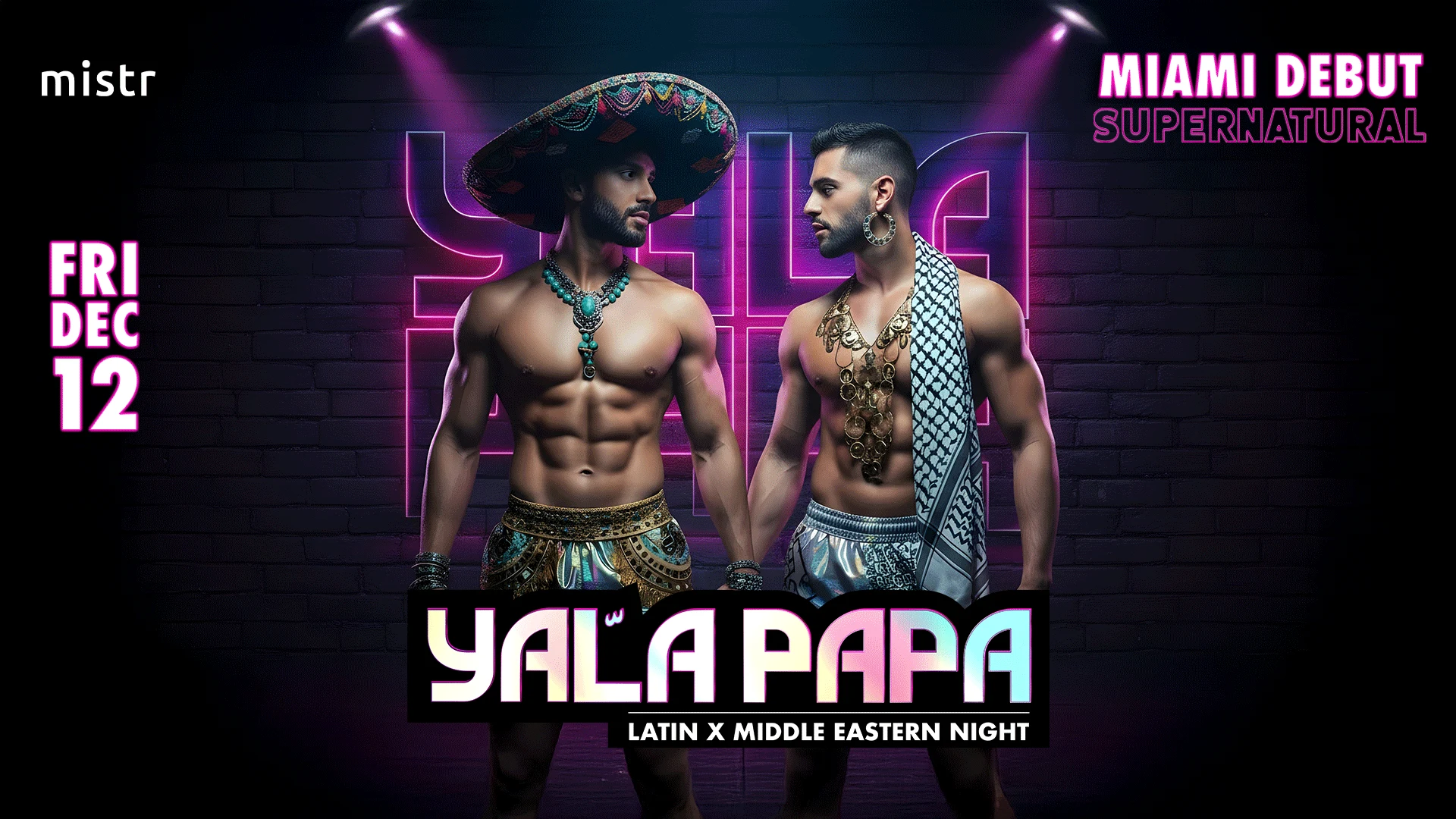 Yala Papa: Latin X Middle Eastern Night - Miami Debut Cover