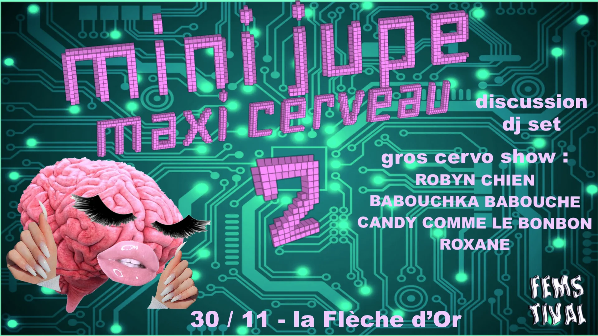Minijupe Maxicerveau Cover