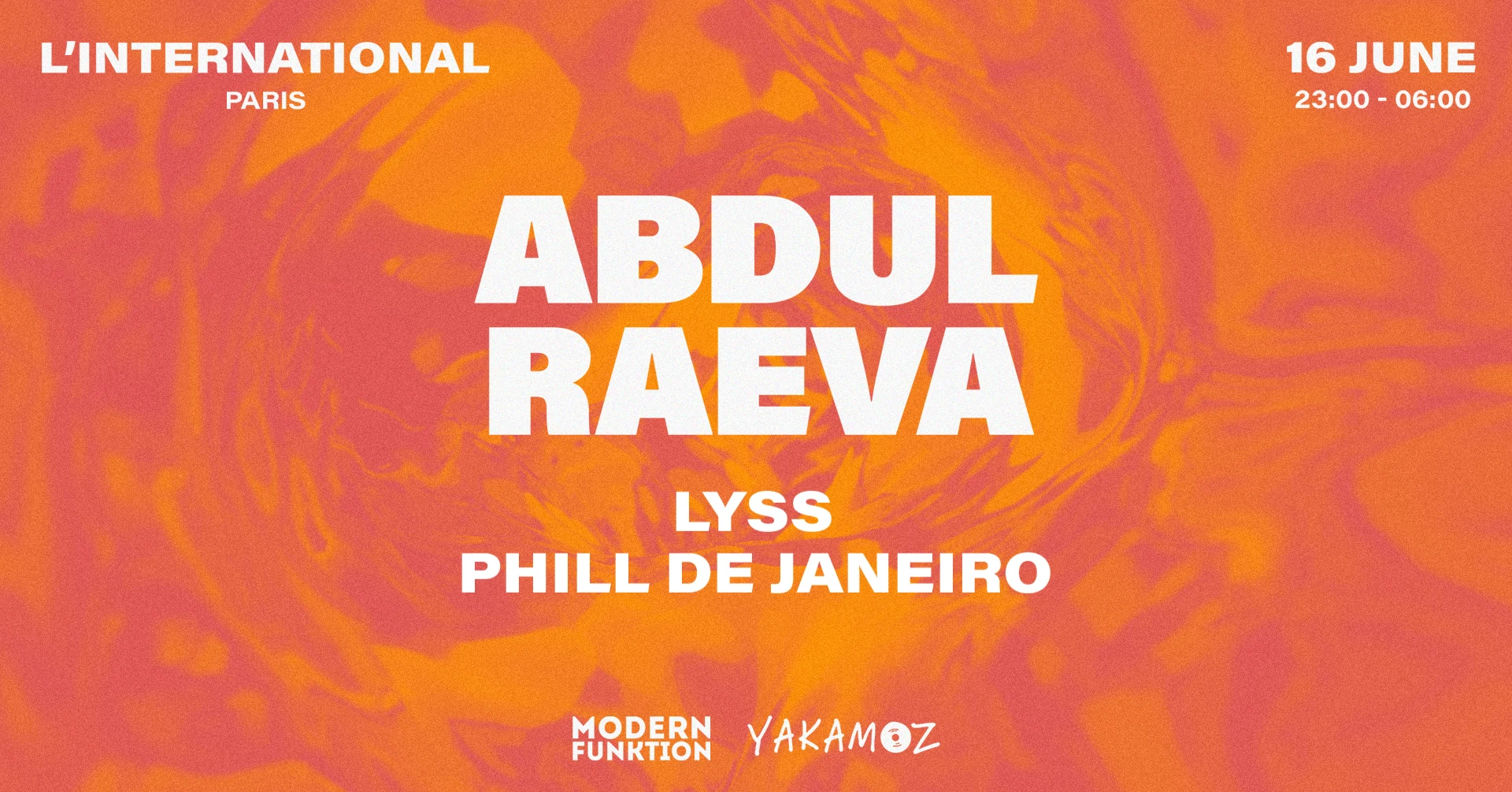 Yakamoz X Modern Funktion Invite Abdul Raeva, Phil & Lyss Cover