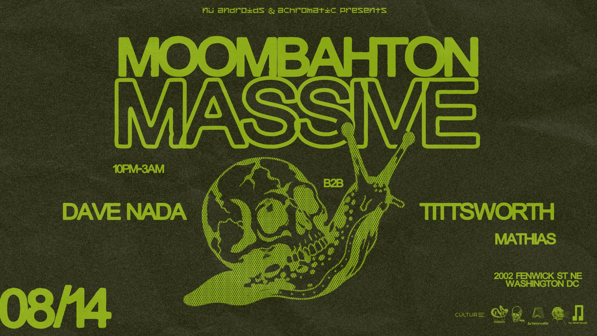 Nü Androids And Achromatic Presents: Moombahton Massive Cover