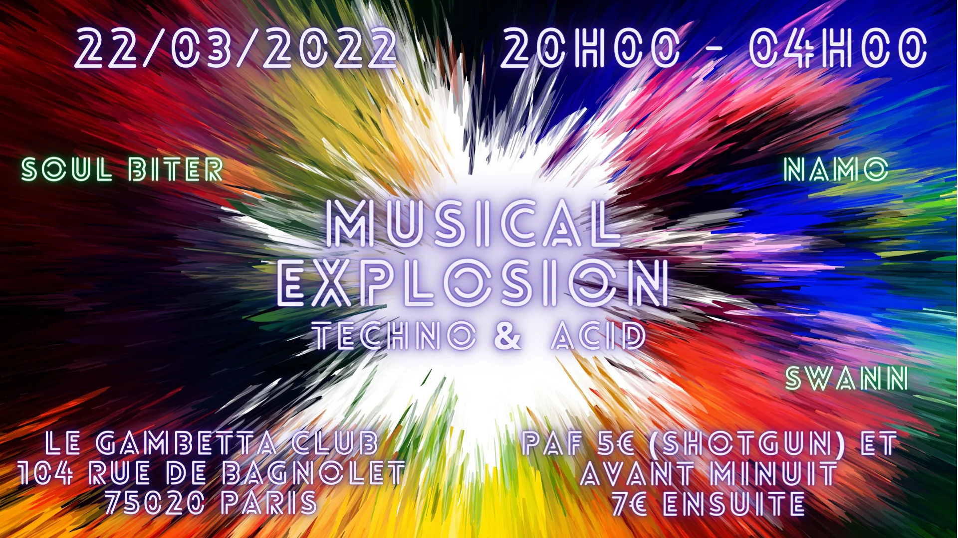 Musical Explosion : Techno To Acid Cover