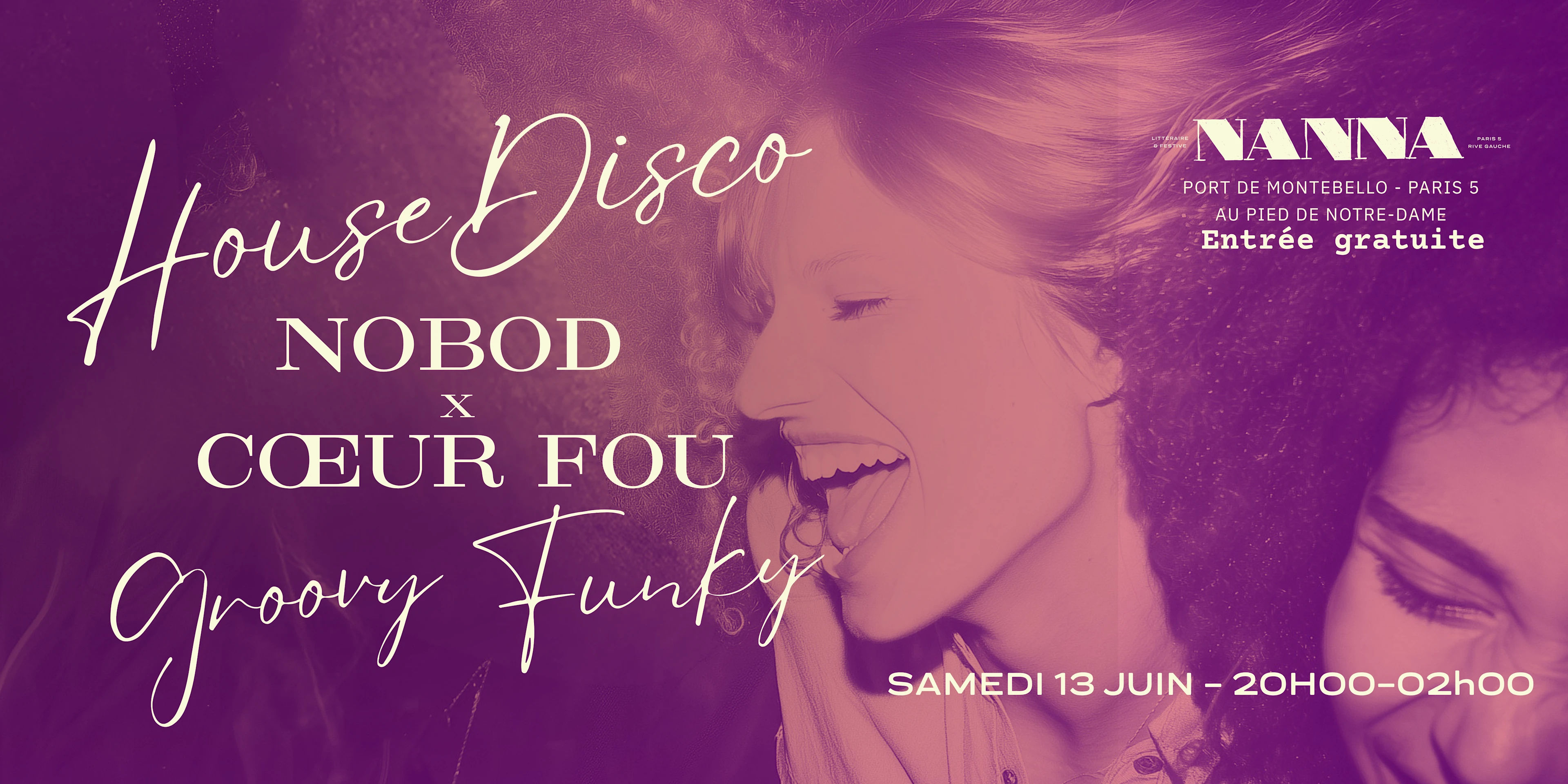 Nanna Invite Coeur Fou & Nobod Cover