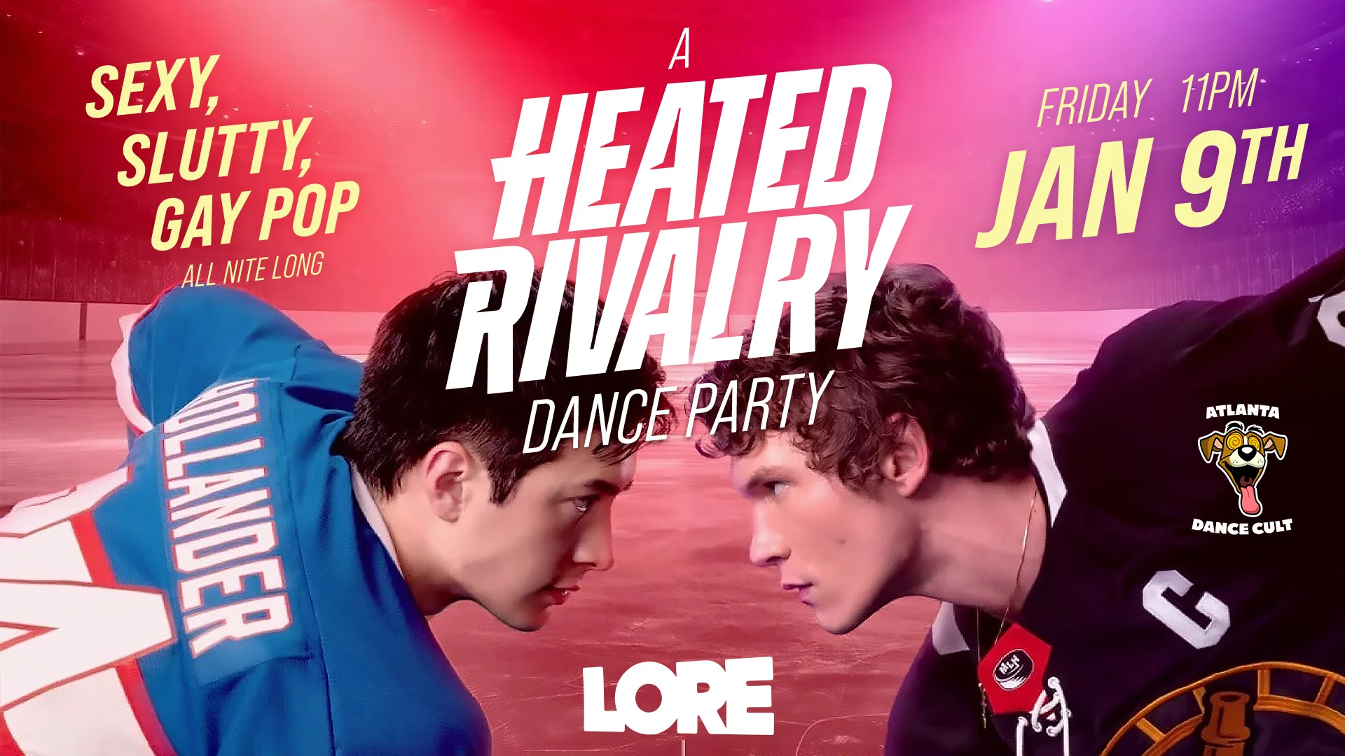 Heated Rivalry Gay Dance Pop Party! Cover