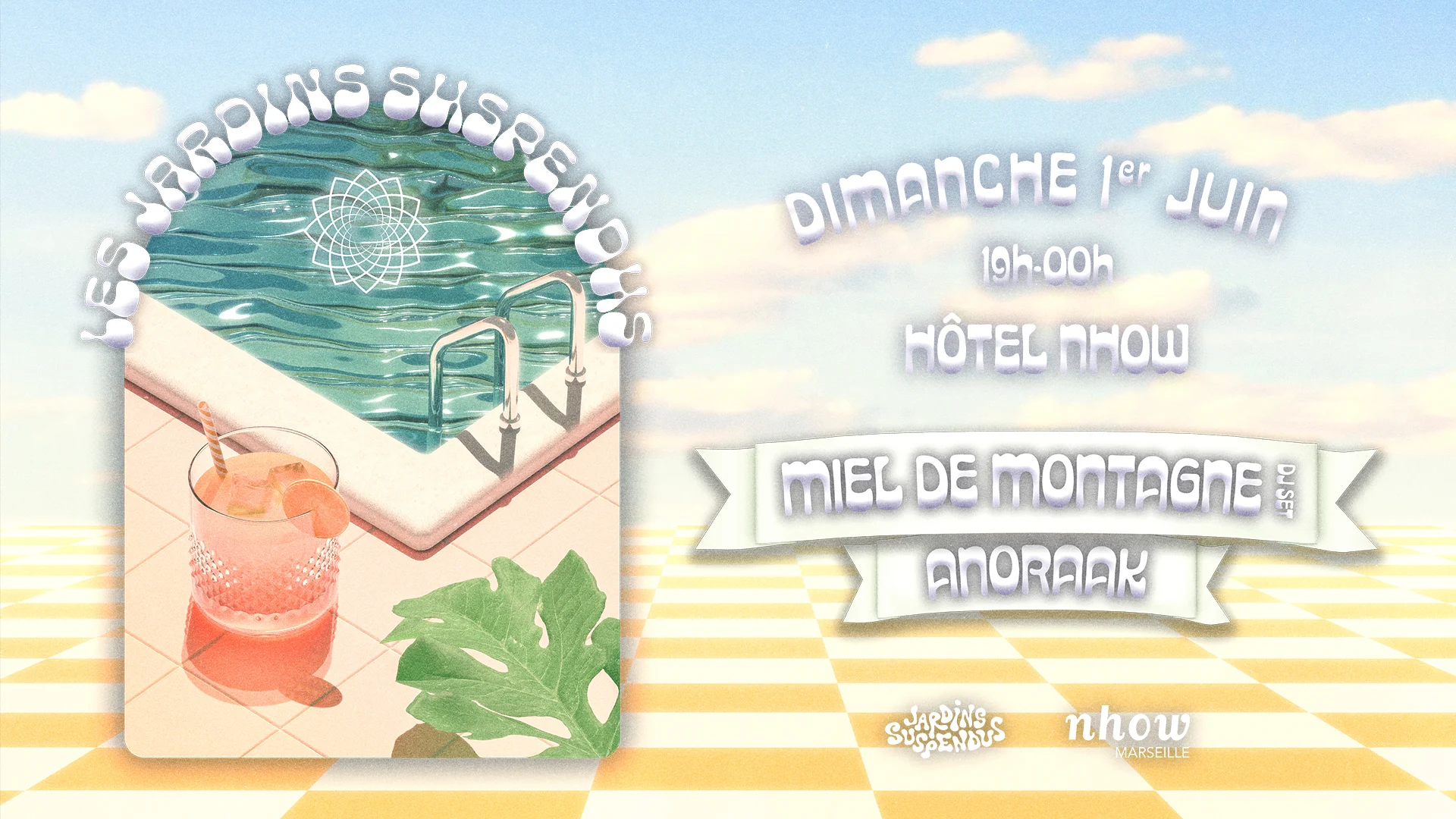 Les Jardins Suspendus Au Nhow : Miel De Montagne & Anoraak Cover