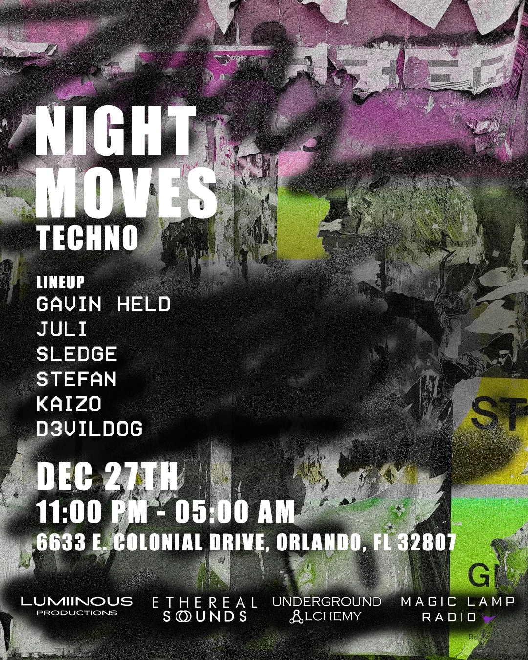 Night Moves - Techno Cover