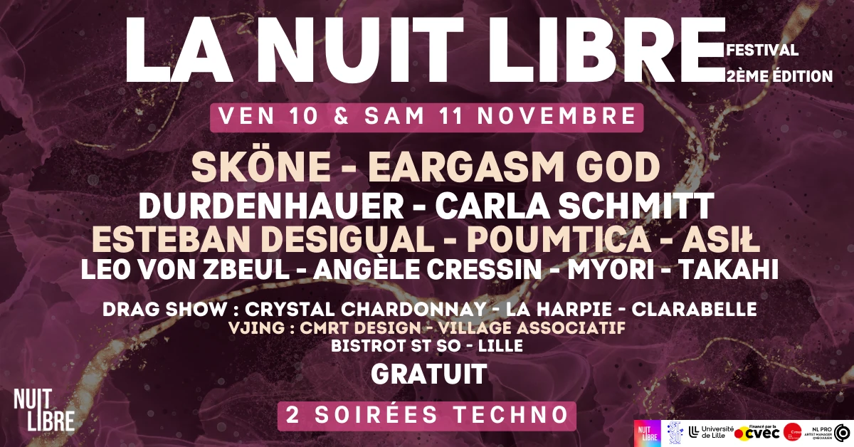 La Nuit Libre Festival - 2ème Édition Cover