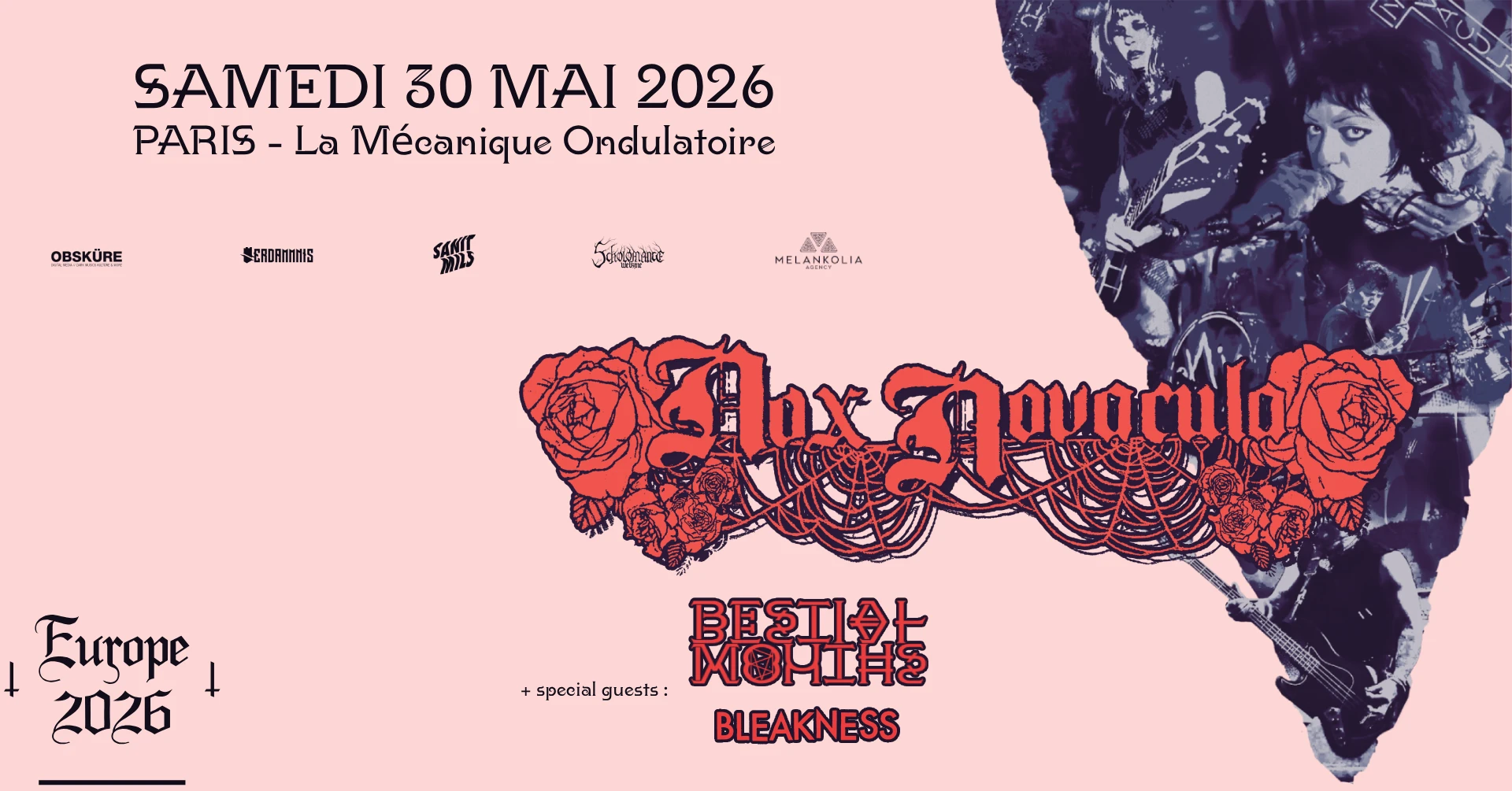 Nox Novacula + Bestial Mouths + Bleakness Cover