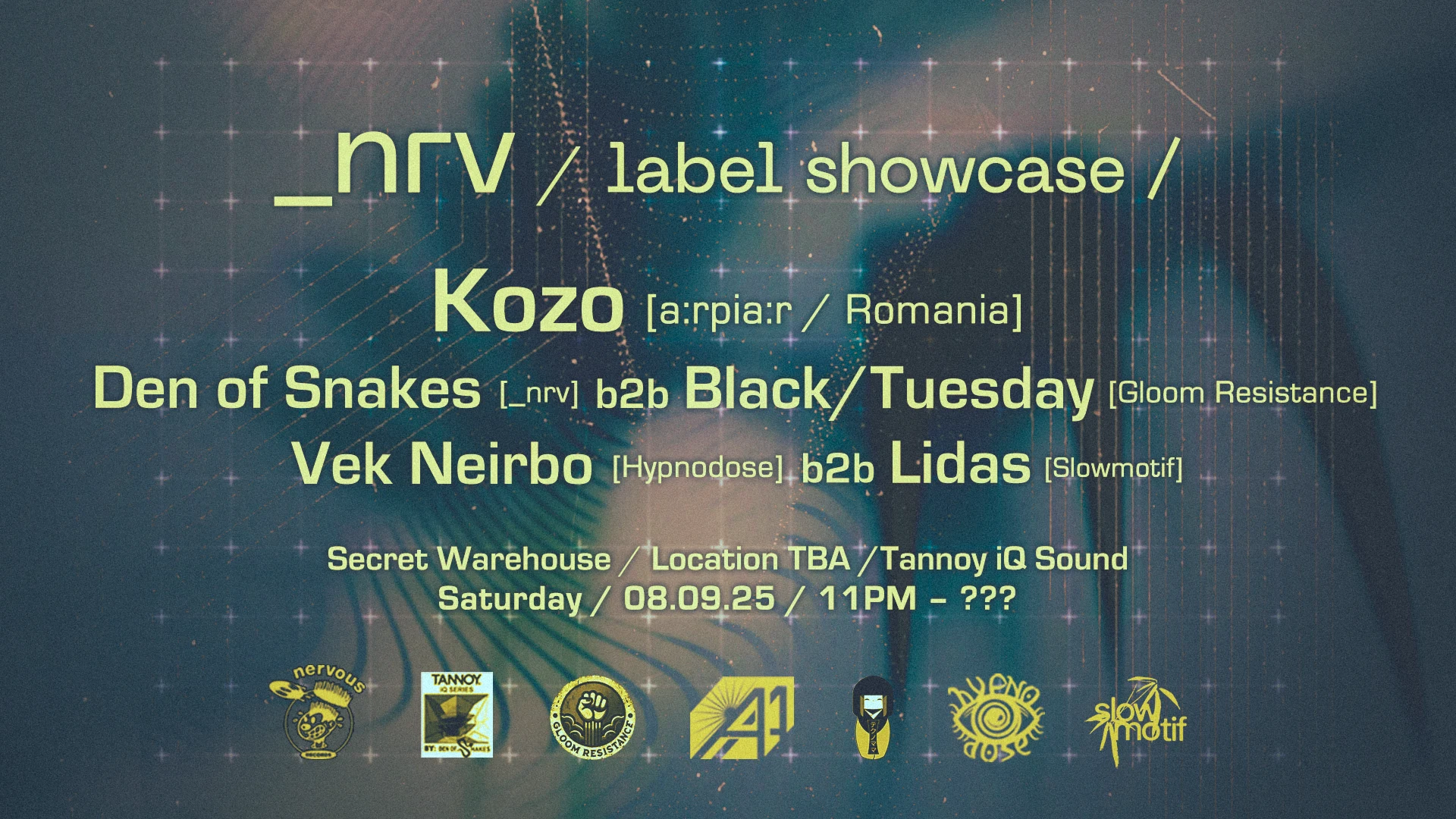 Kozo, Den Of Snakes B2b Black/Tuesday, Vek Neirbo, Lidas Cover