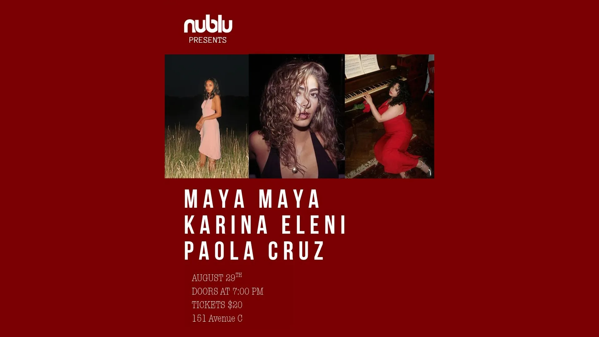 Maya Maya, Karina Eleni, Paola Cruz Cover