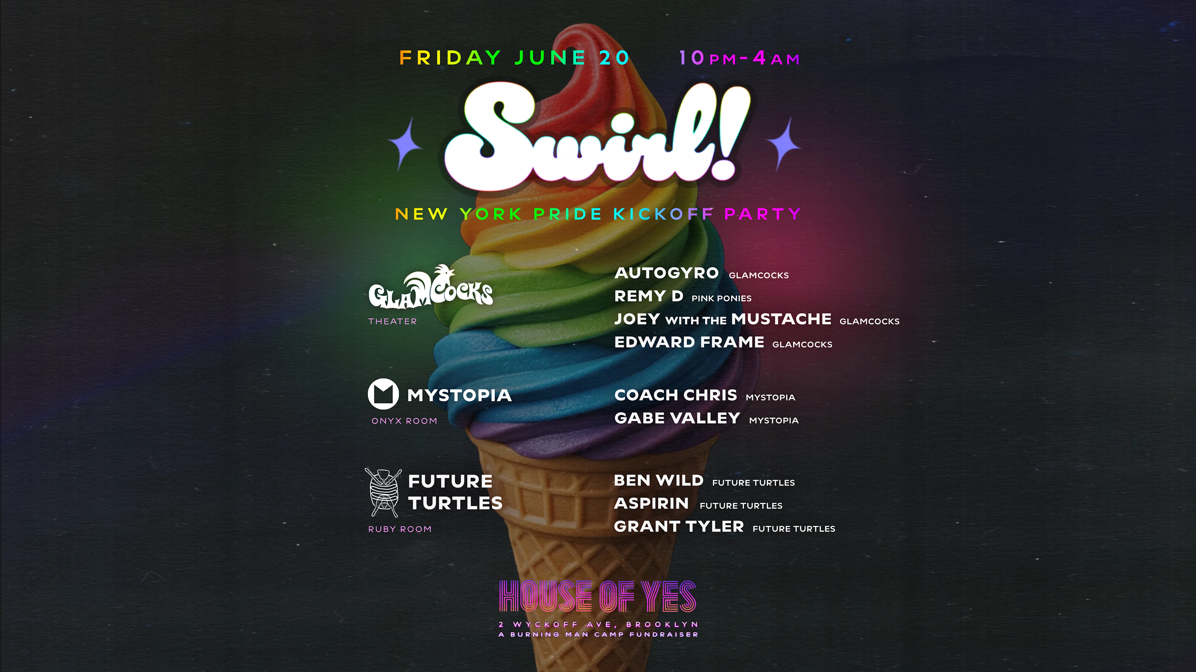 Swirl! With Glamcocks, Mystopia, Future Turtles Cover