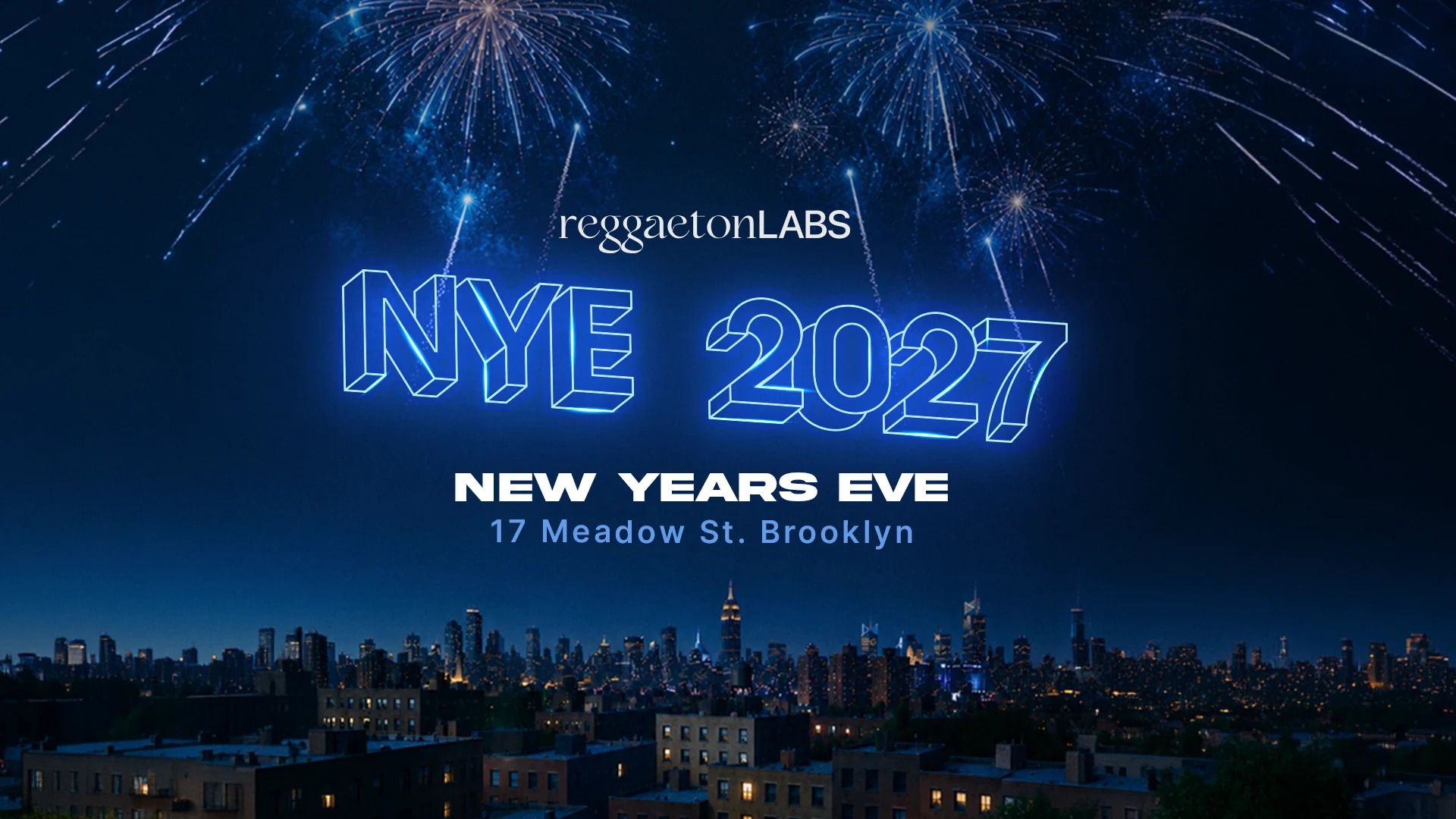 New Year's Eve 2027 Reggaeton Party In Bushwick (21+) Cover