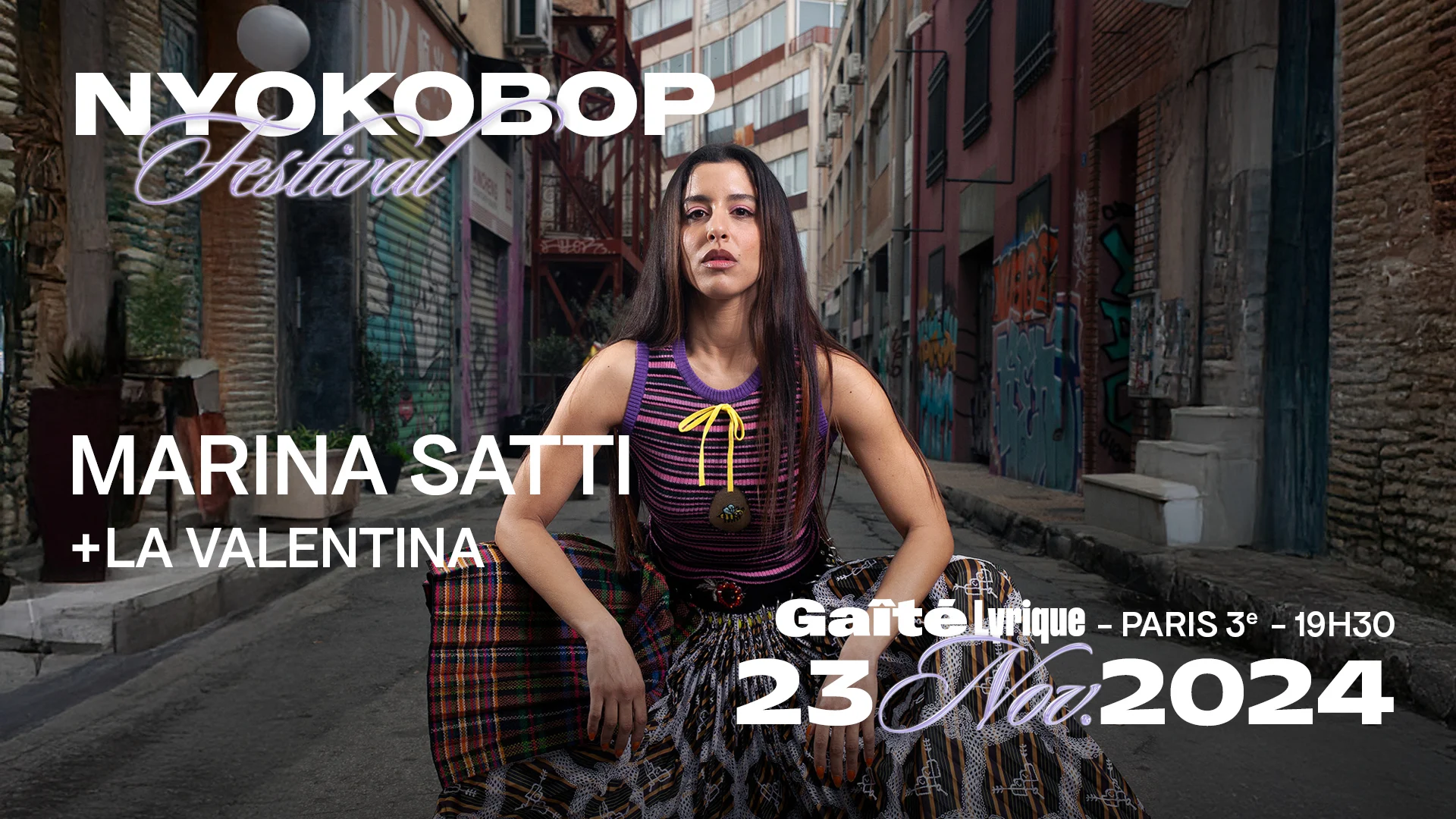 Nyokobop Festival : Marina Satti + La Valentina Cover