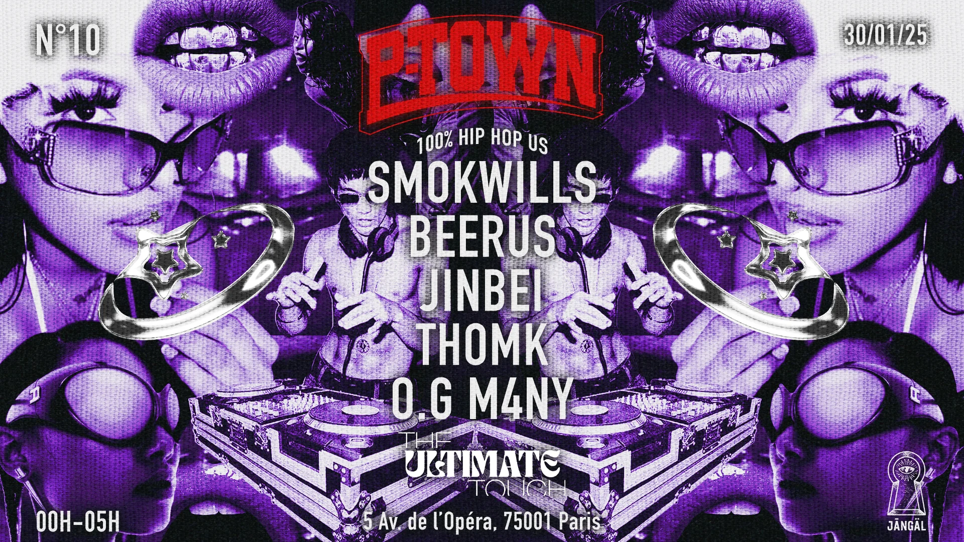 P-Town X Ultimate Touch: Hip Hop Party Cover