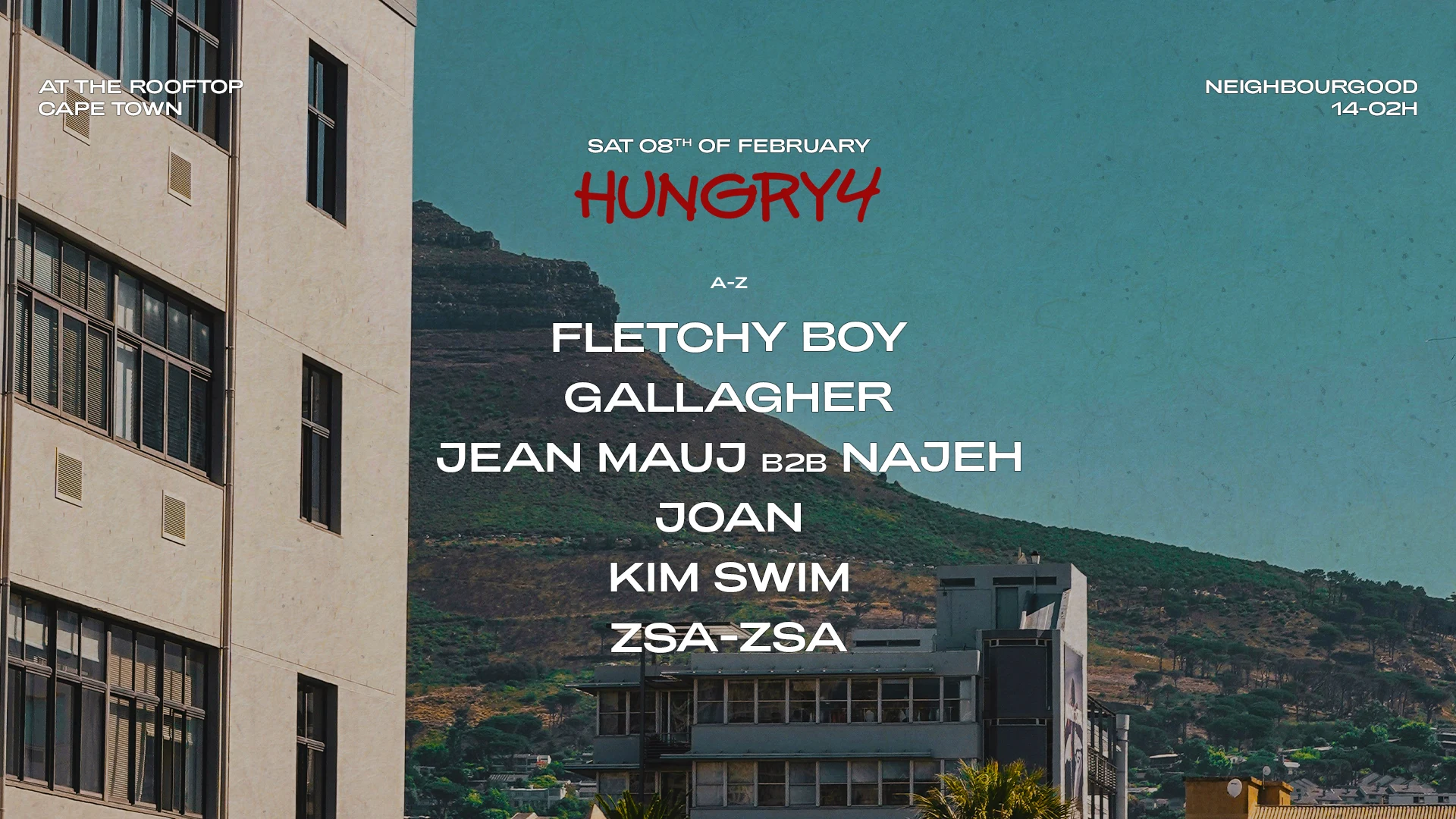 Hungry4 Cape Town At Neighbourgood Rooftop Cover