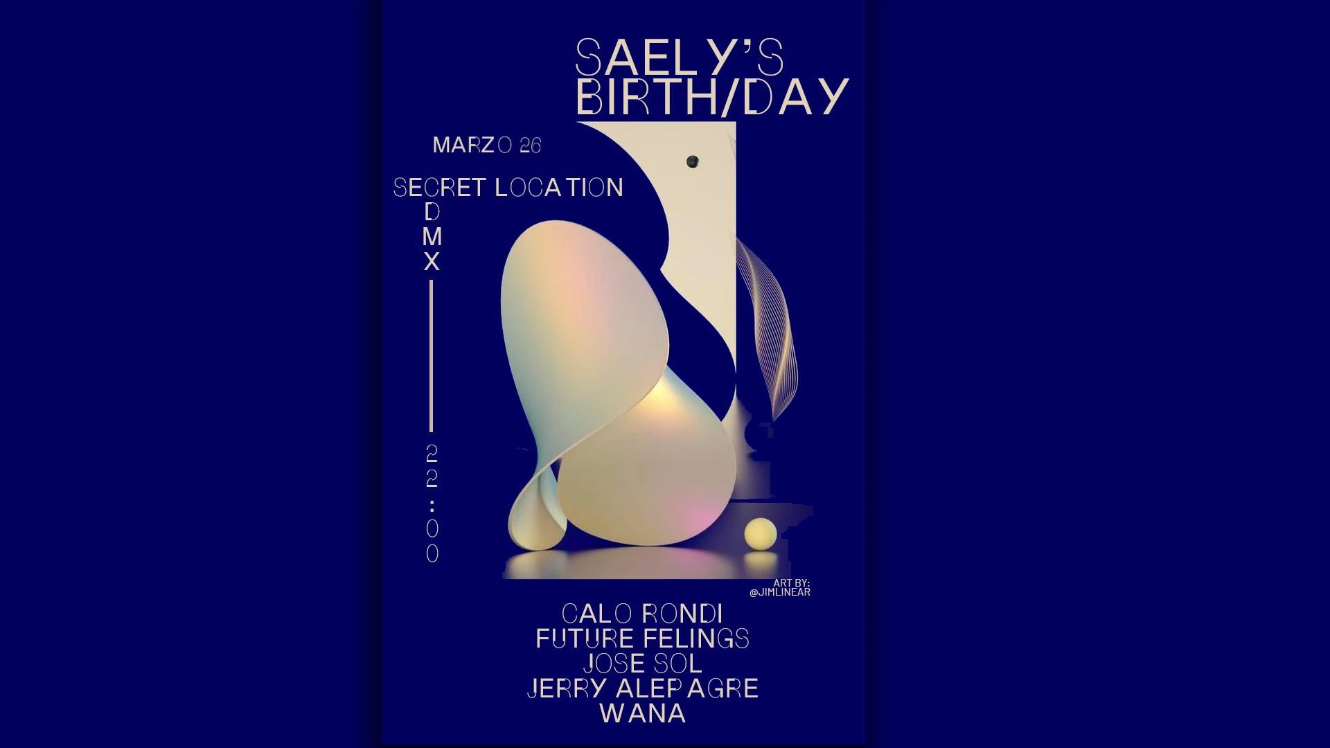 Saely's Party Birthday Cover