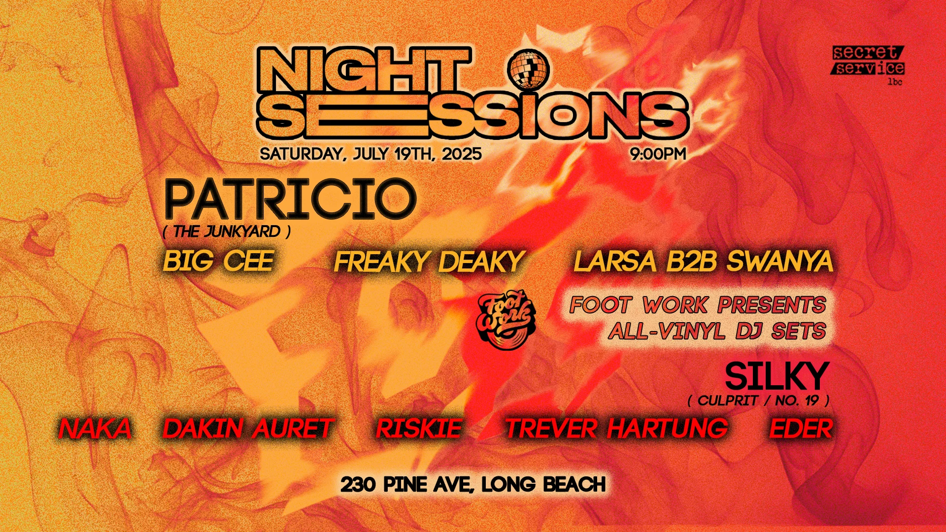 Long Beach Afters Feat: Patricio - Silky - Foot Works Cover