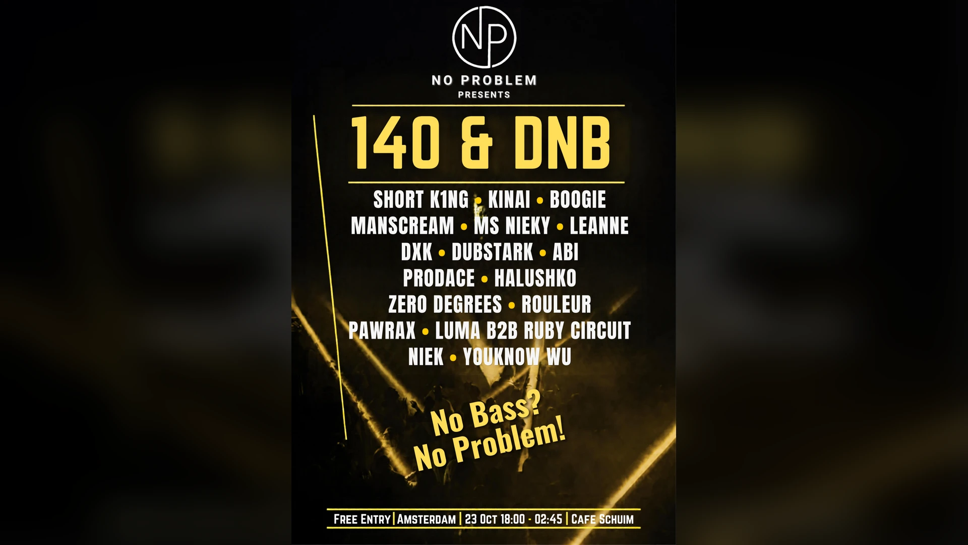 No Bass? No Problem! | Amsterdam Cover