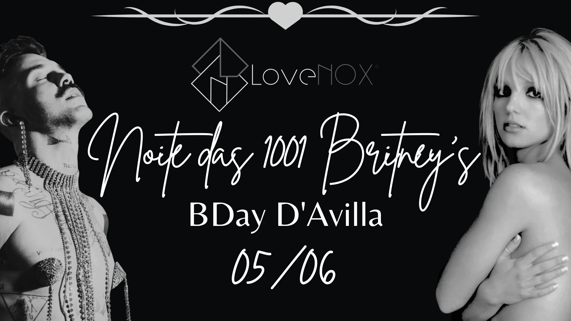 05/06 - Noite Das 1001 Britney's: Bday D'avilla Cover