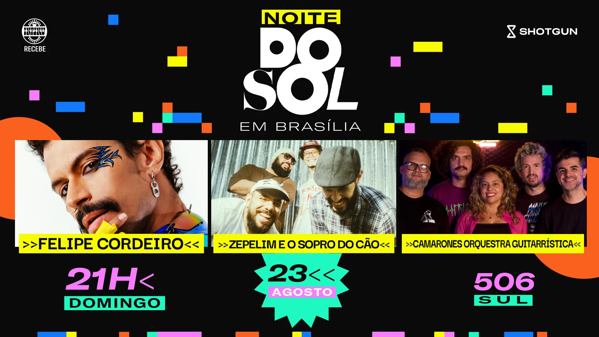 Noite Do Sol Em Brasília Com Felipe Cordeiro E Cia Cover