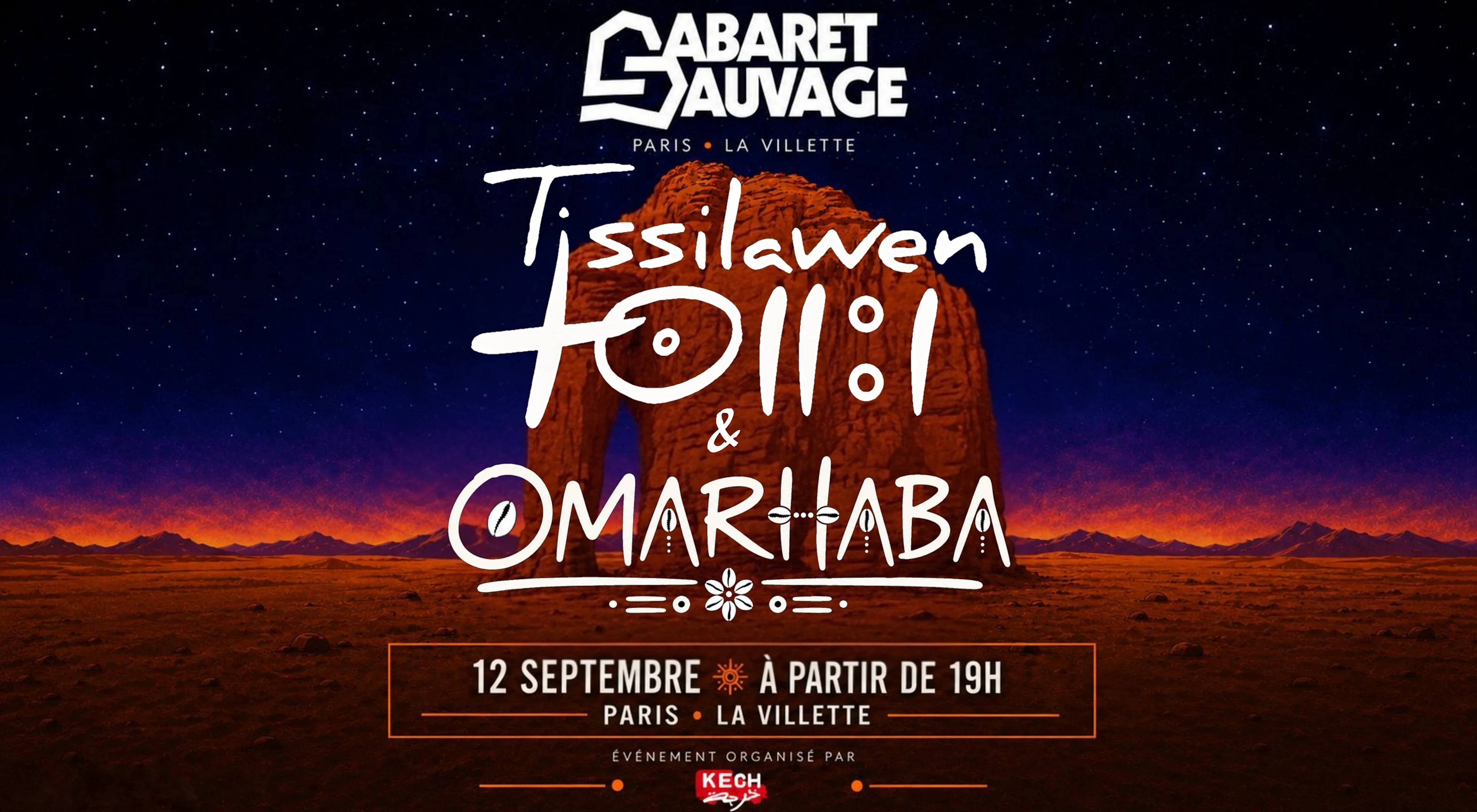Tissilawen & Omarhaba • Cabaret Sauvage • 12.09.2026 Cover