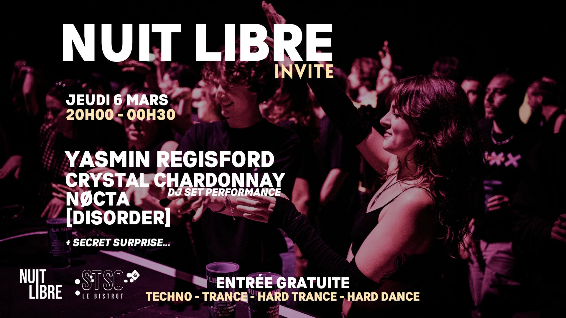 Nuit Libre Invite Yasmin Regisford + Nocta Cover