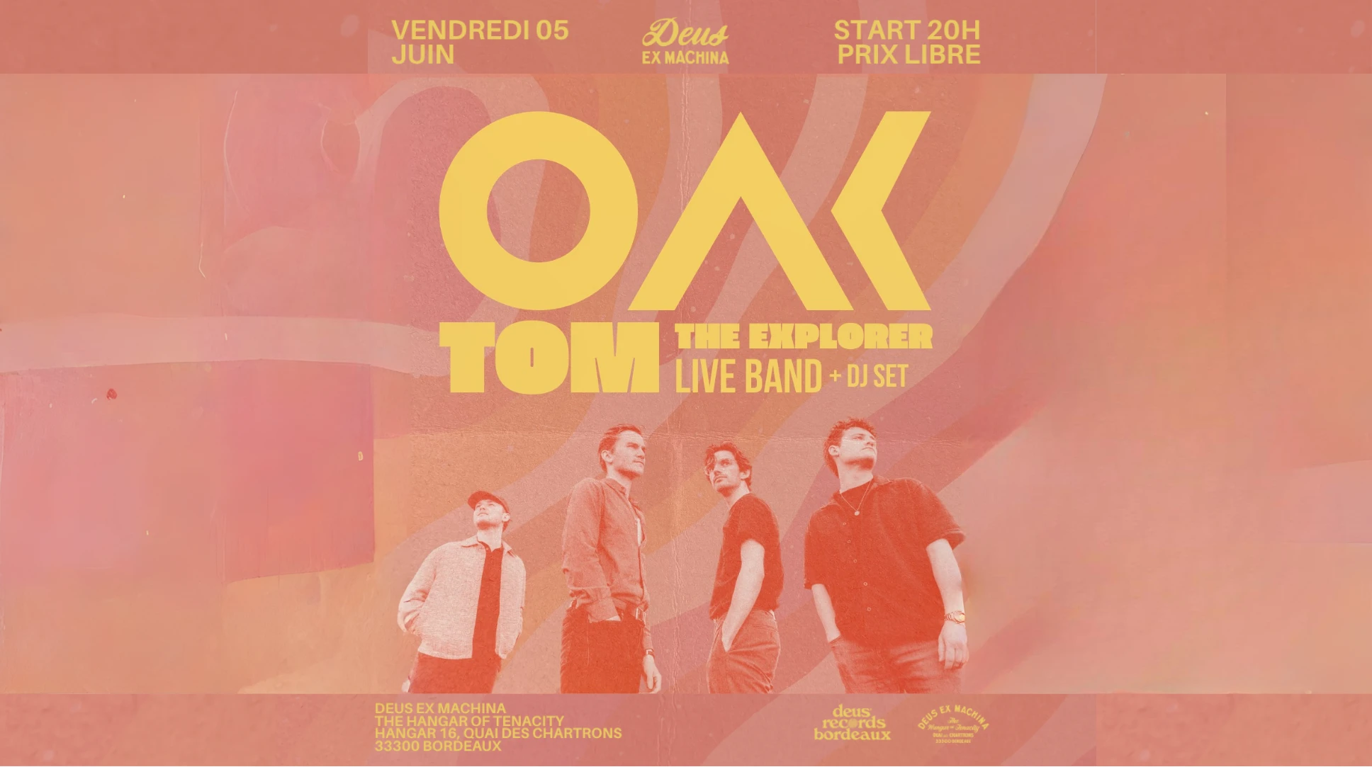 Oak - Tom The Explorer / Live Band + Dj Set Cover