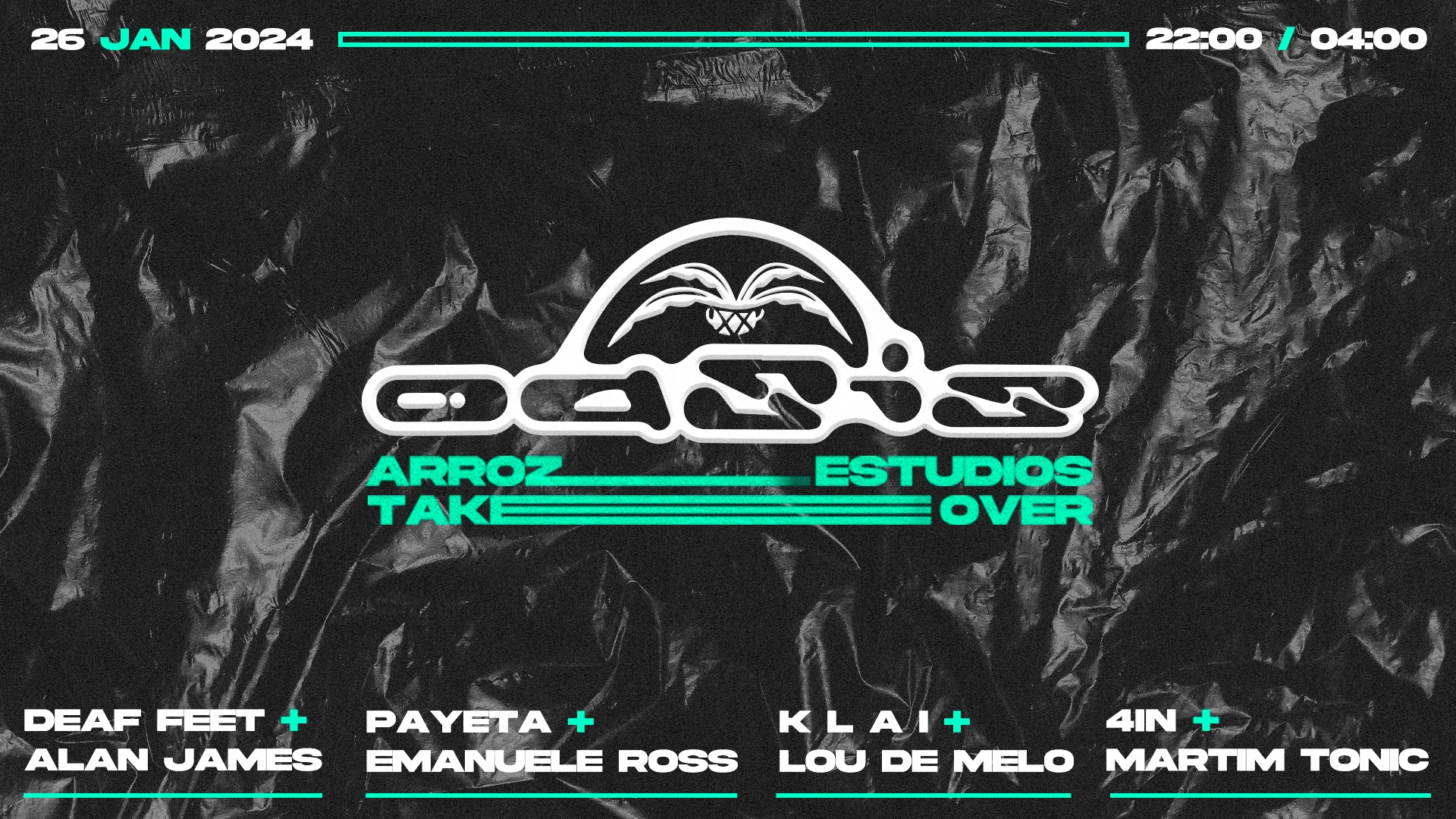 Oasis Records Arroz Estúdios Takeover Cover