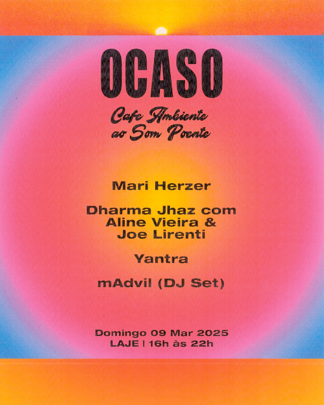 Ocaso: Café Ambiente Ao Som Poente Cover